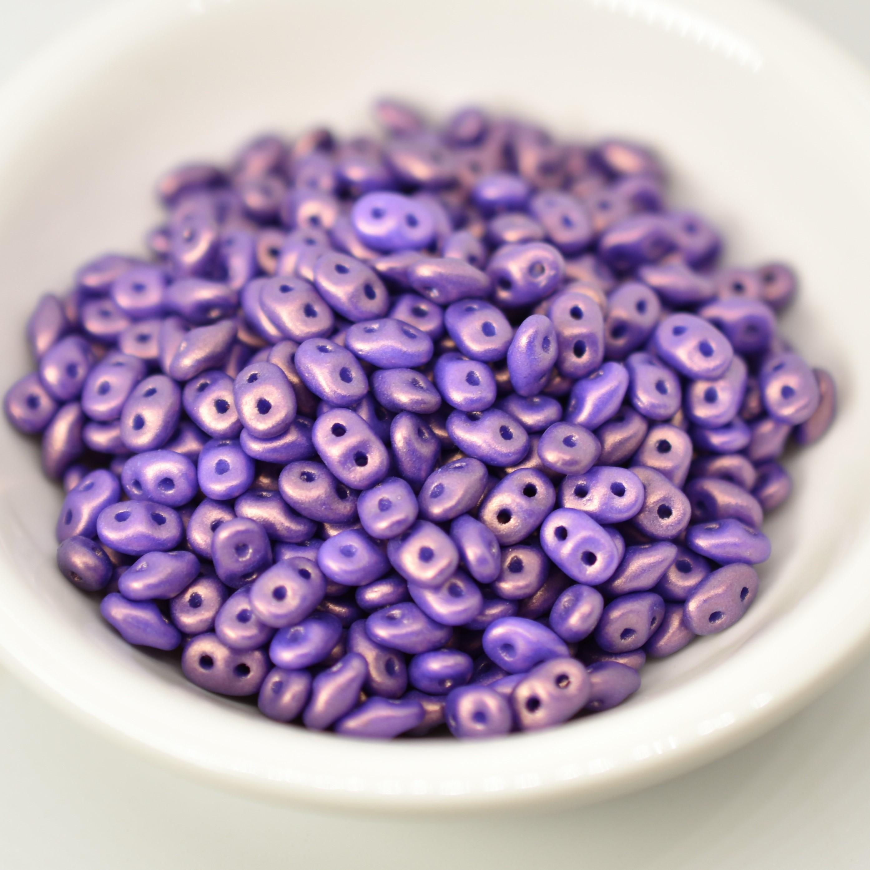 2x5mm SuperDuo Beads - Gold Shine Colors, Choose color - 10 grams Czech Glass - Picture 6 of 8