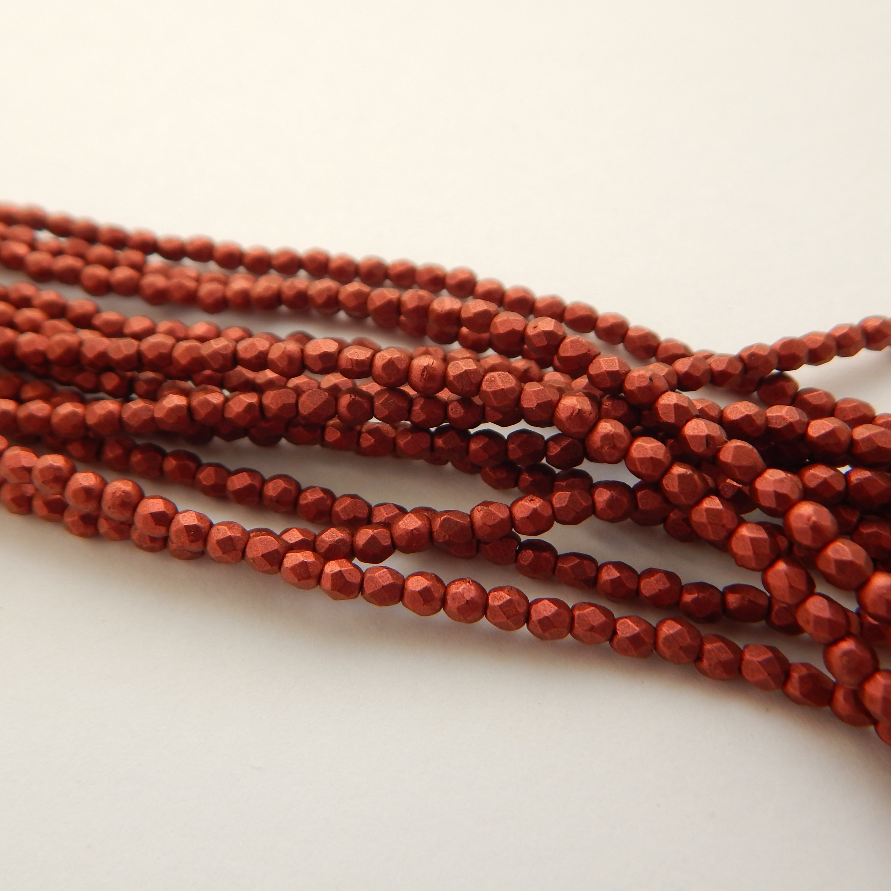 2mm Fire Polished Faceted (100 beads) -Choose Color- Czech Glass - Picture 7 of 92