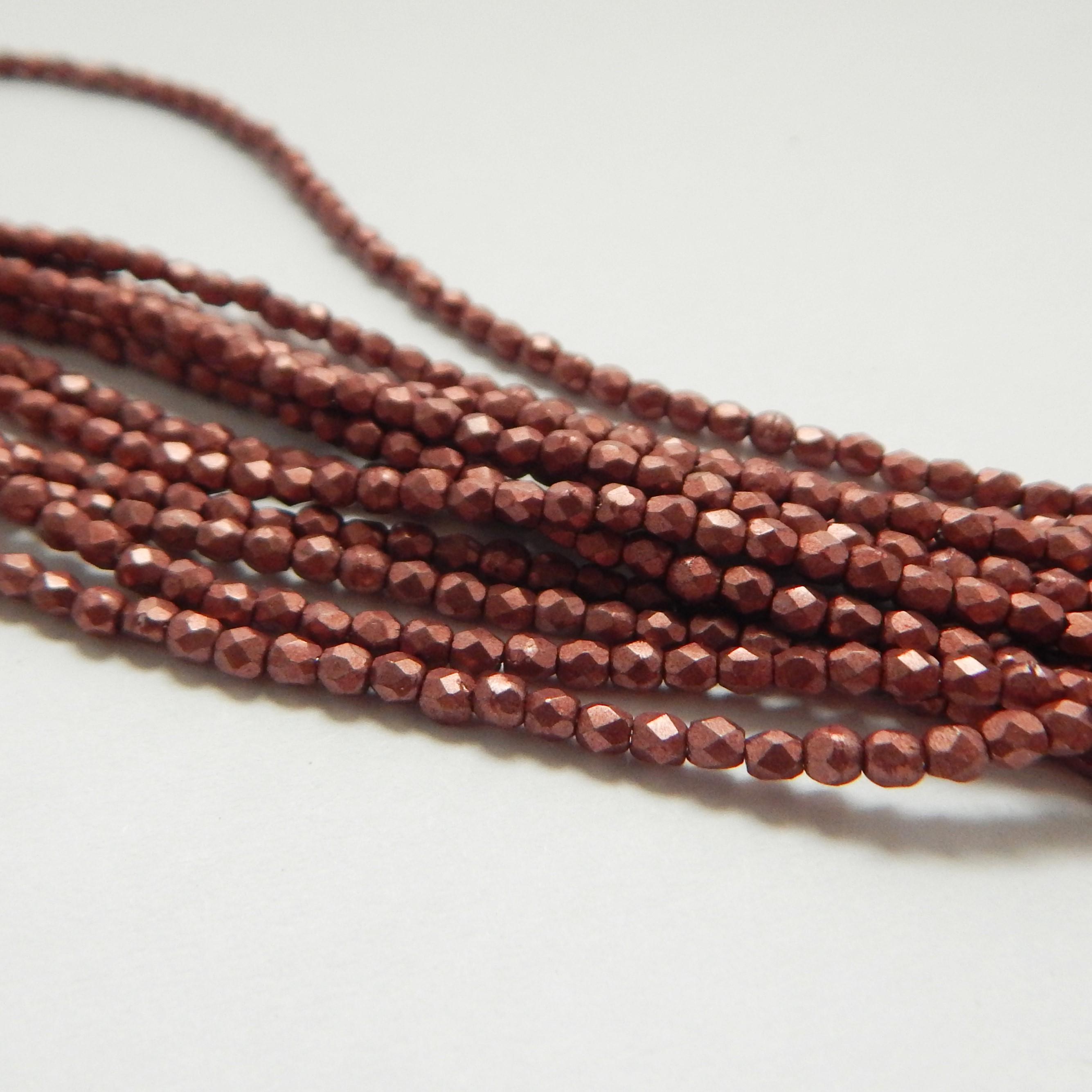 2mm Fire Polished Faceted (100 beads) -Choose Color- Czech Glass - Picture 8 of 92