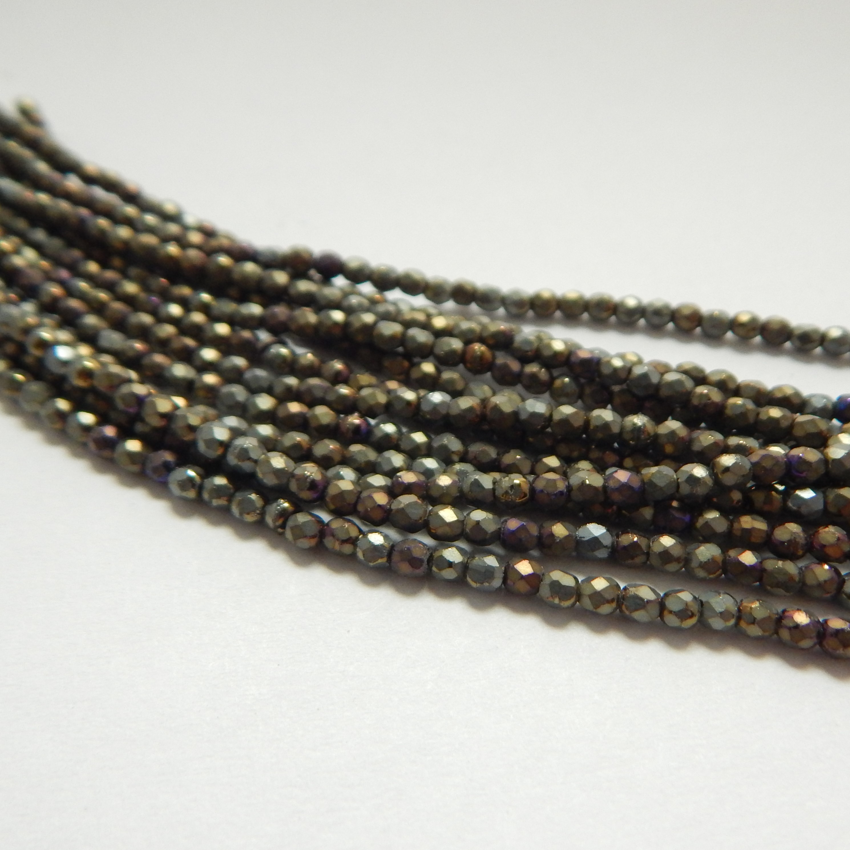 2mm Fire Polished Faceted (100 beads) -Choose Color- Czech Glass - Picture 24 of 92