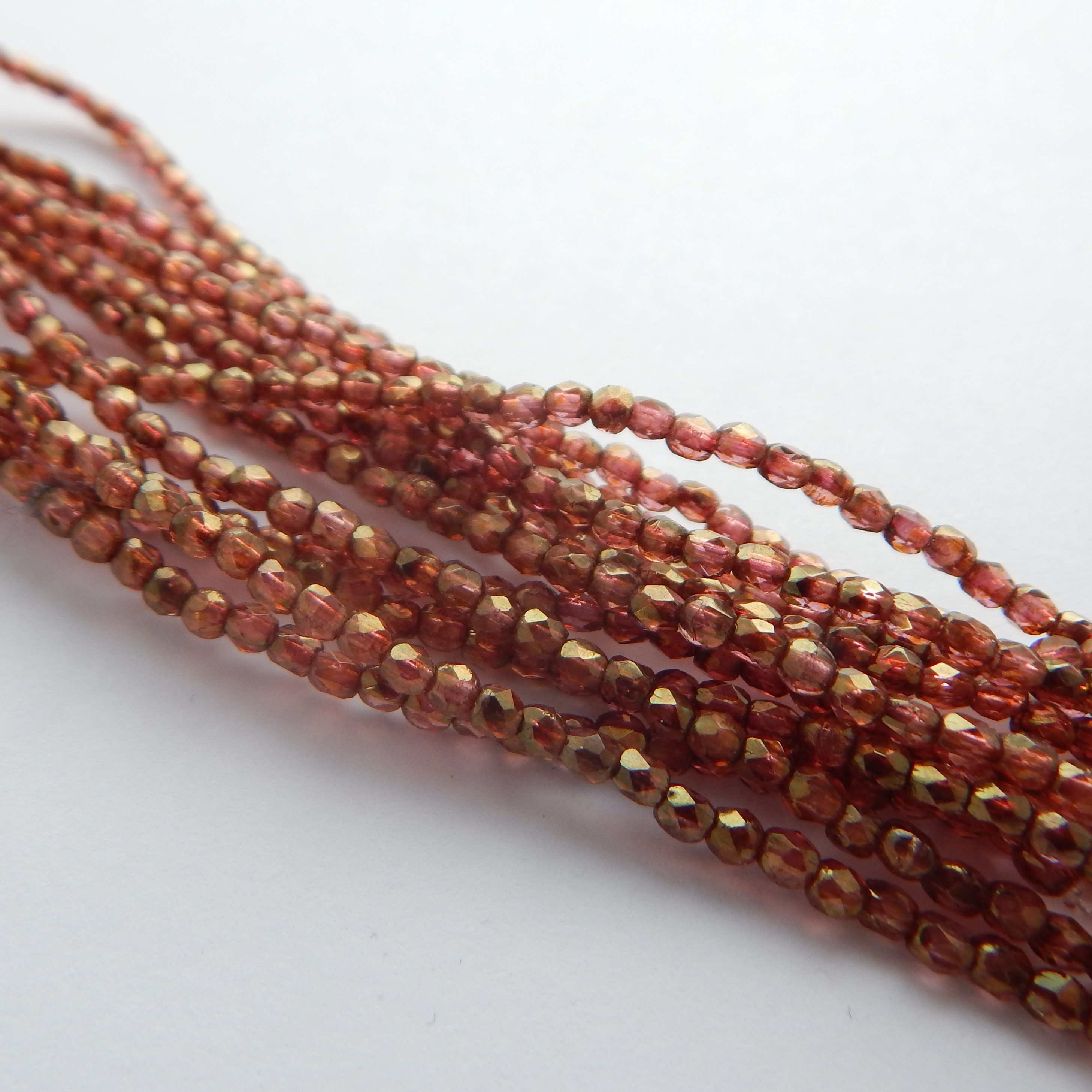 2mm Fire Polished Faceted (100 beads) -Choose Color- Czech Glass - Picture 28 of 92