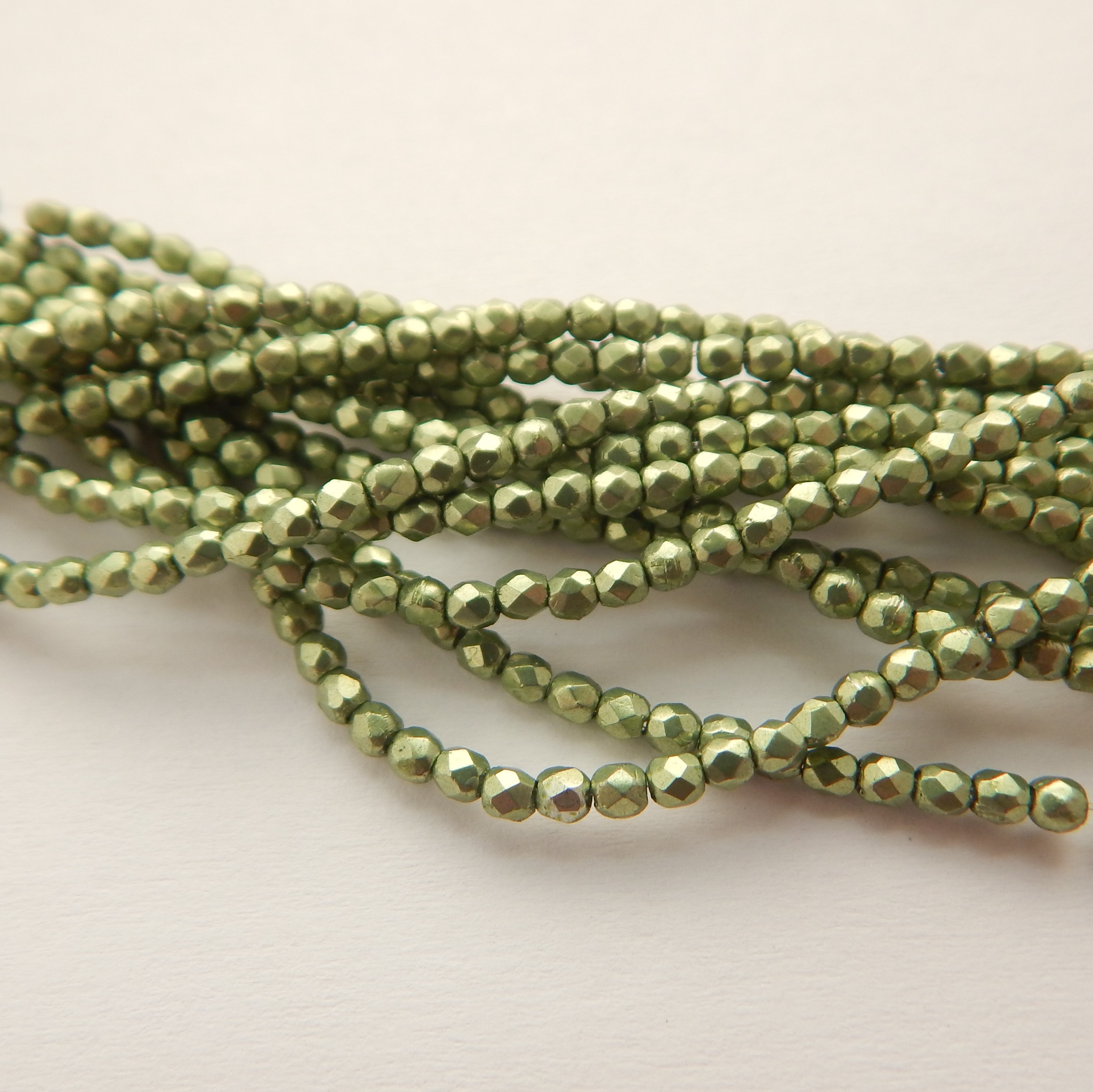 2mm Fire Polished Faceted (100 beads) -Choose Color- Czech Glass - Picture 37 of 92