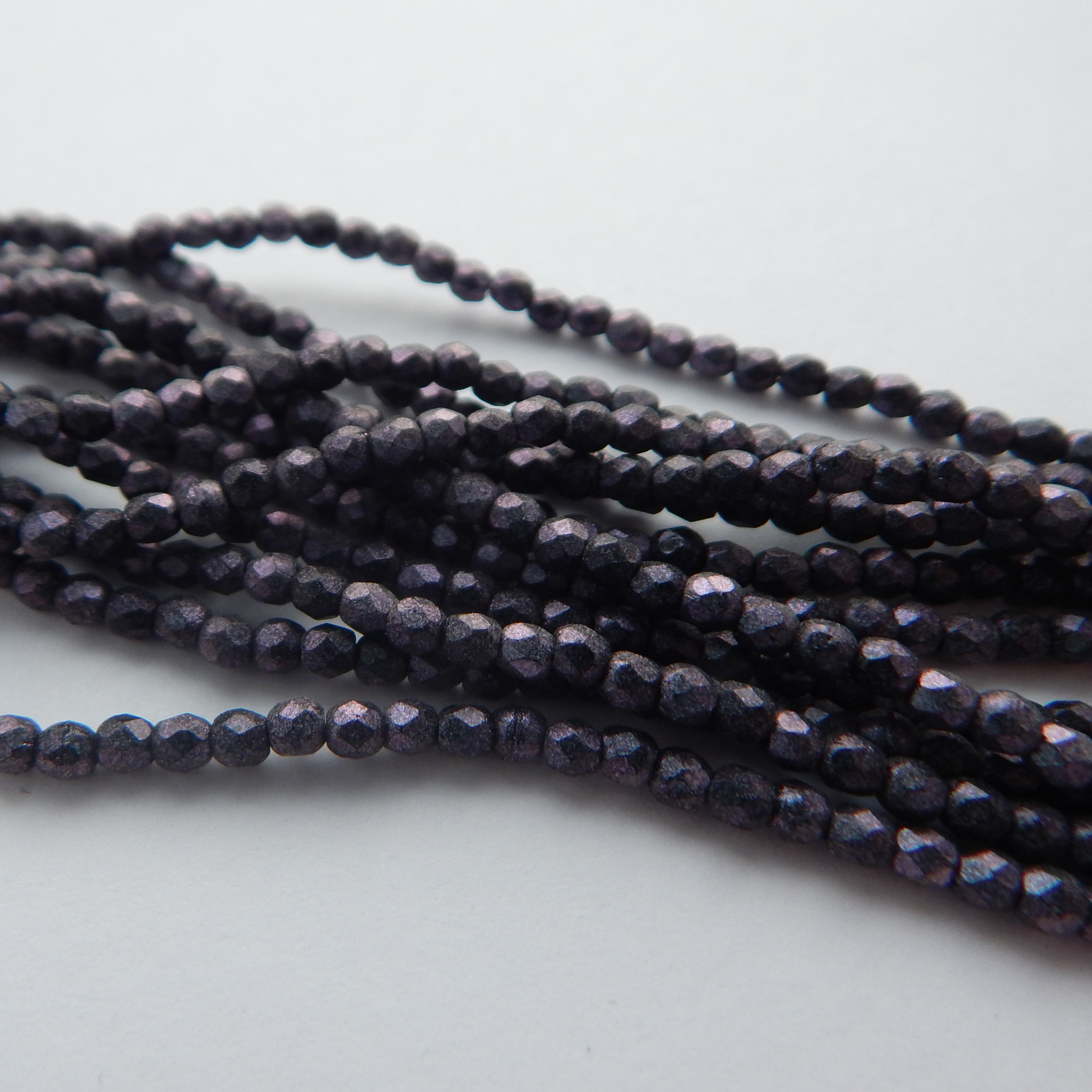 2mm Fire Polished Faceted (100 beads) -Choose Color- Czech Glass - Picture 39 of 92