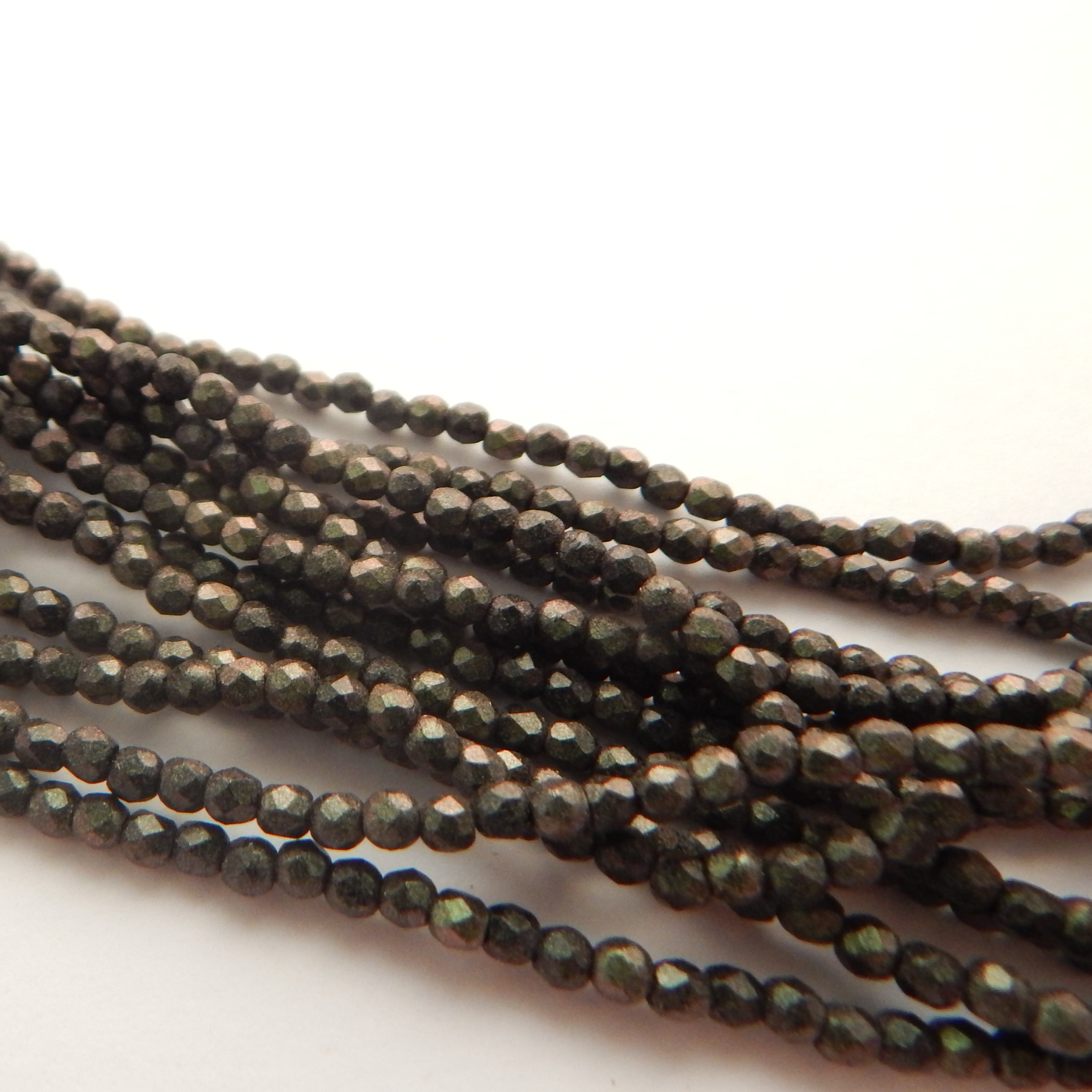 2mm Fire Polished Faceted (100 beads) -Choose Color- Czech Glass - Picture 40 of 92