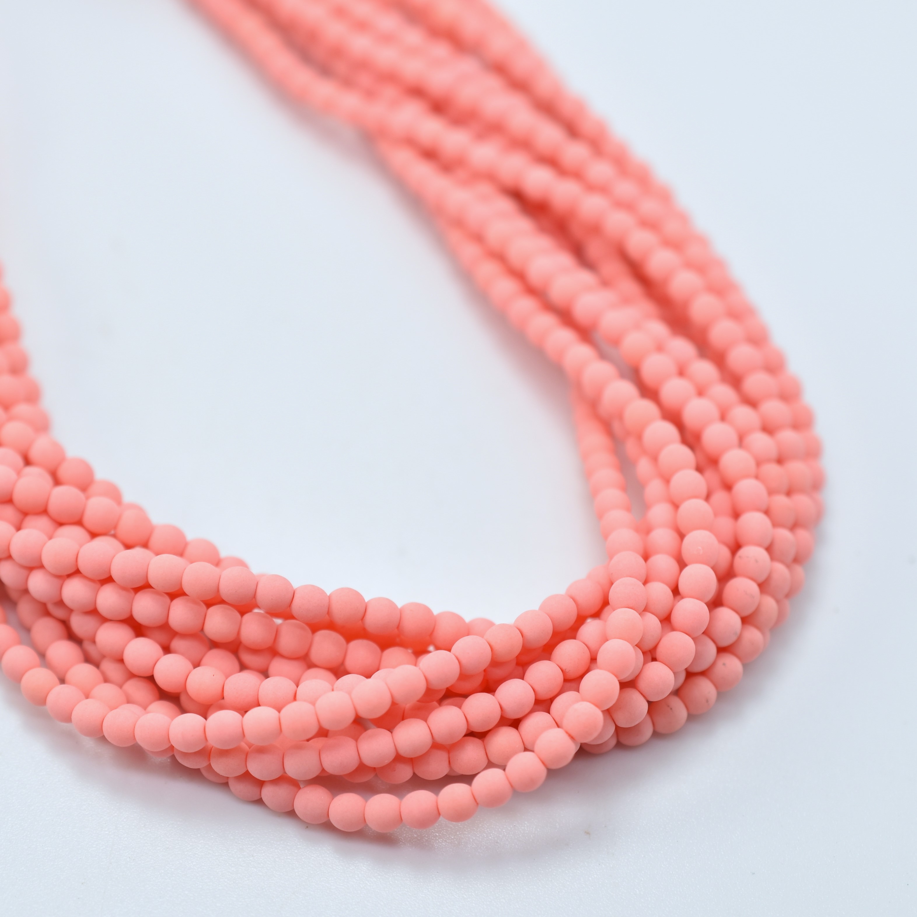 100 Beads - 3mm Druk - Choose color, Bondeli Colors, Czech Glass Rounds - Picture 2 of 12