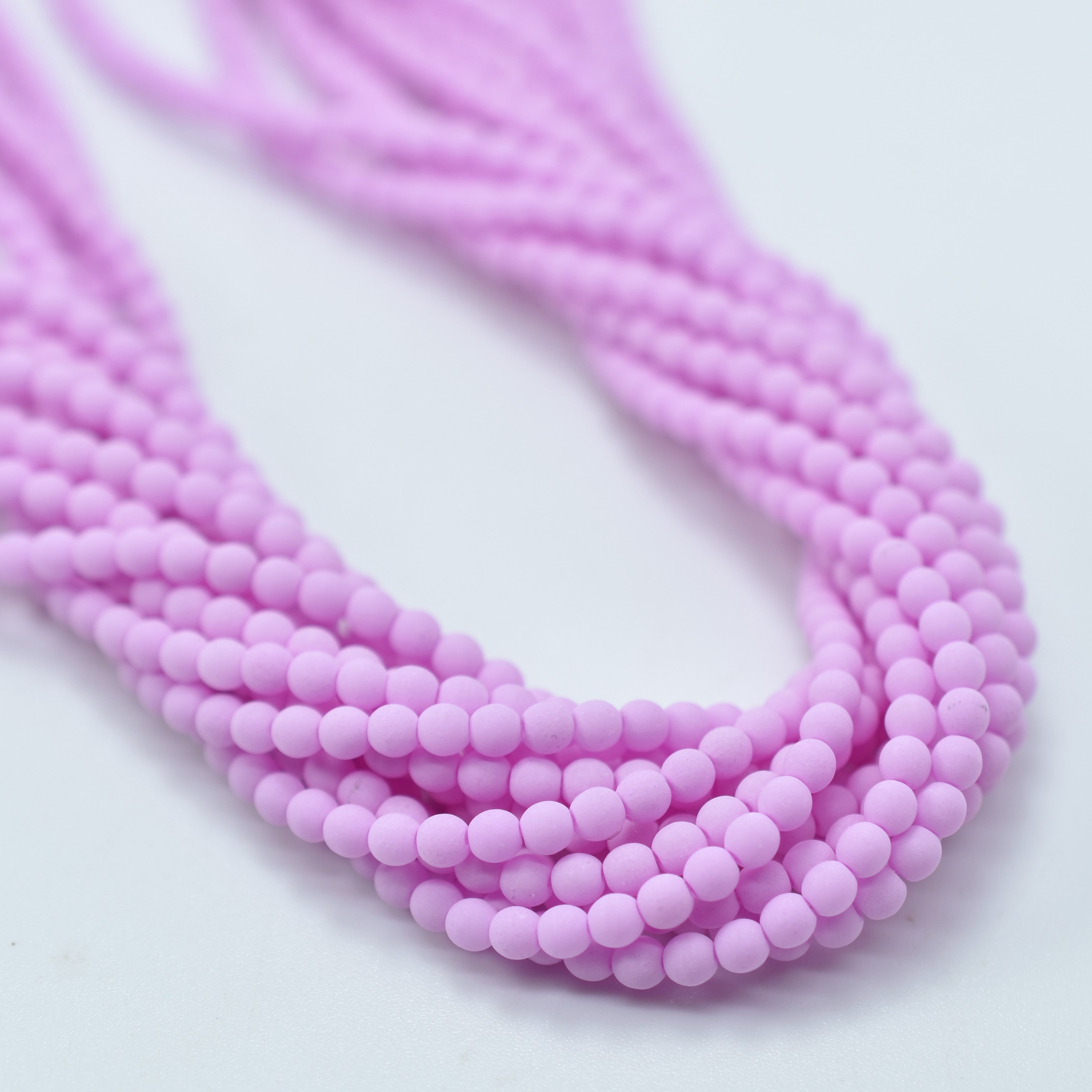 100 Beads - 3mm Druk - Choose color, Bondeli Colors, Czech Glass Rounds - Picture 3 of 12