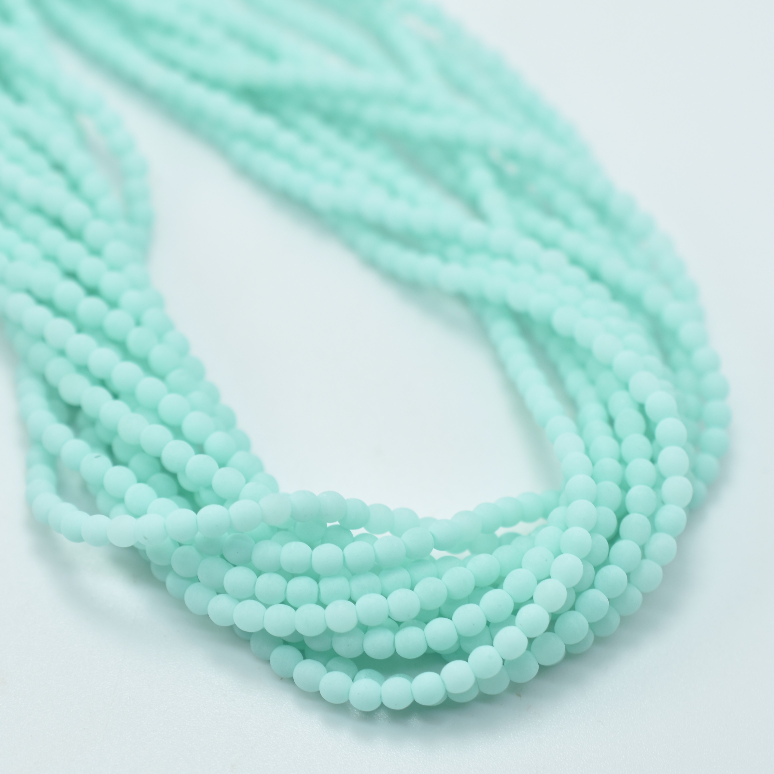 100 Beads - 3mm Druk - Choose color, Bondeli Colors, Czech Glass Rounds - Picture 8 of 12
