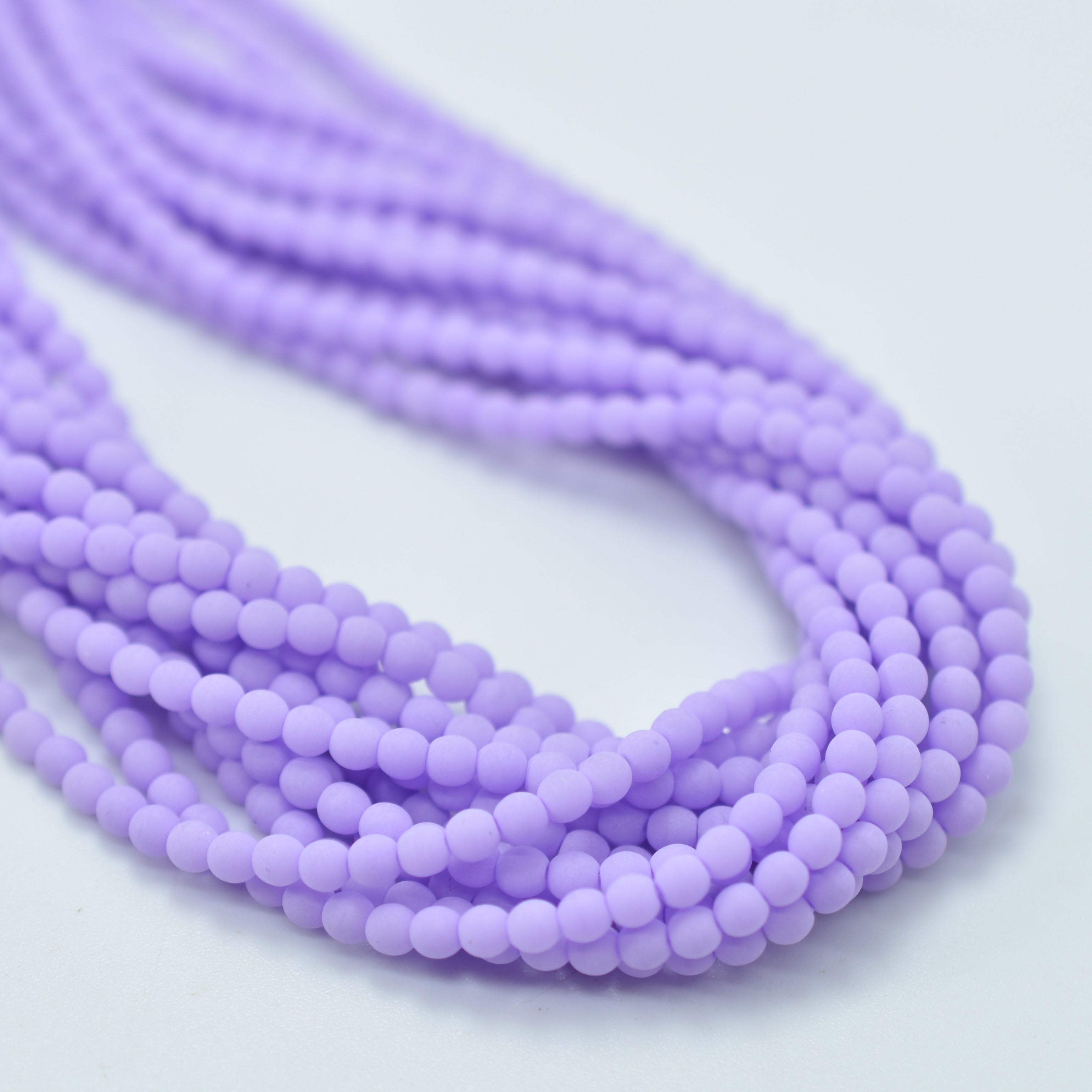 100 Beads - 3mm Druk - Choose color, Bondeli Colors, Czech Glass Rounds - Picture 6 of 12