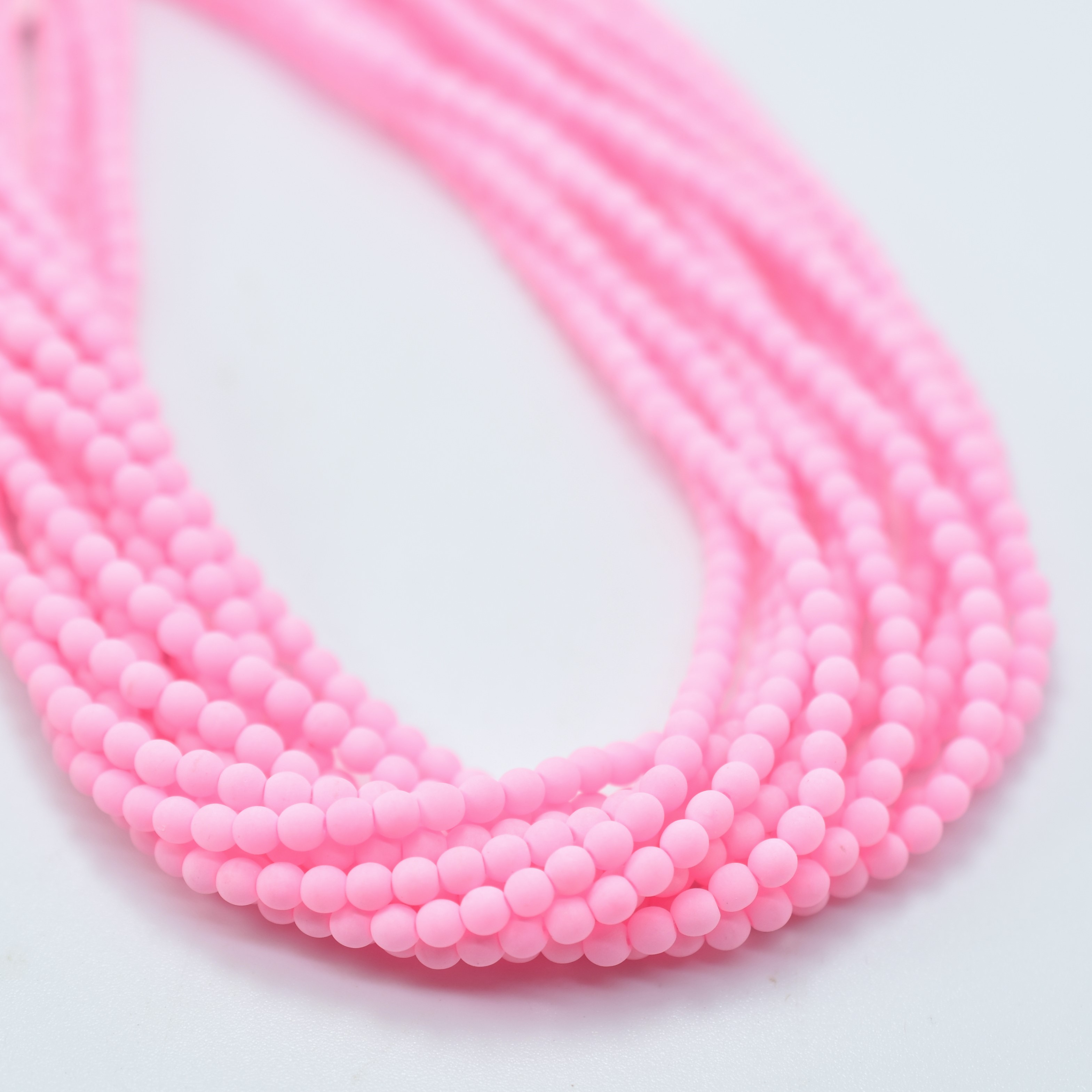 100 Beads - 3mm Druk - Choose color, Bondeli Colors, Czech Glass Rounds - Picture 7 of 12