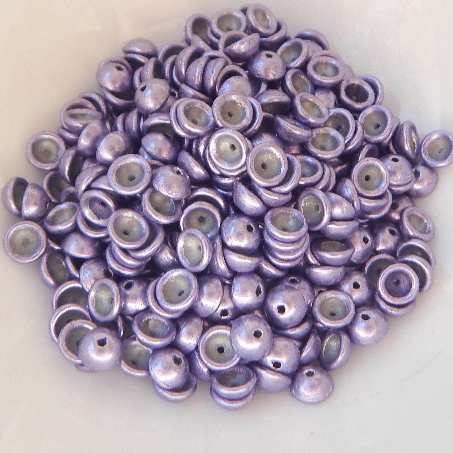4x2mm Teacup 10 grams Beads - Choose Color - Czech Glass Beads - Picture 4 of 72
