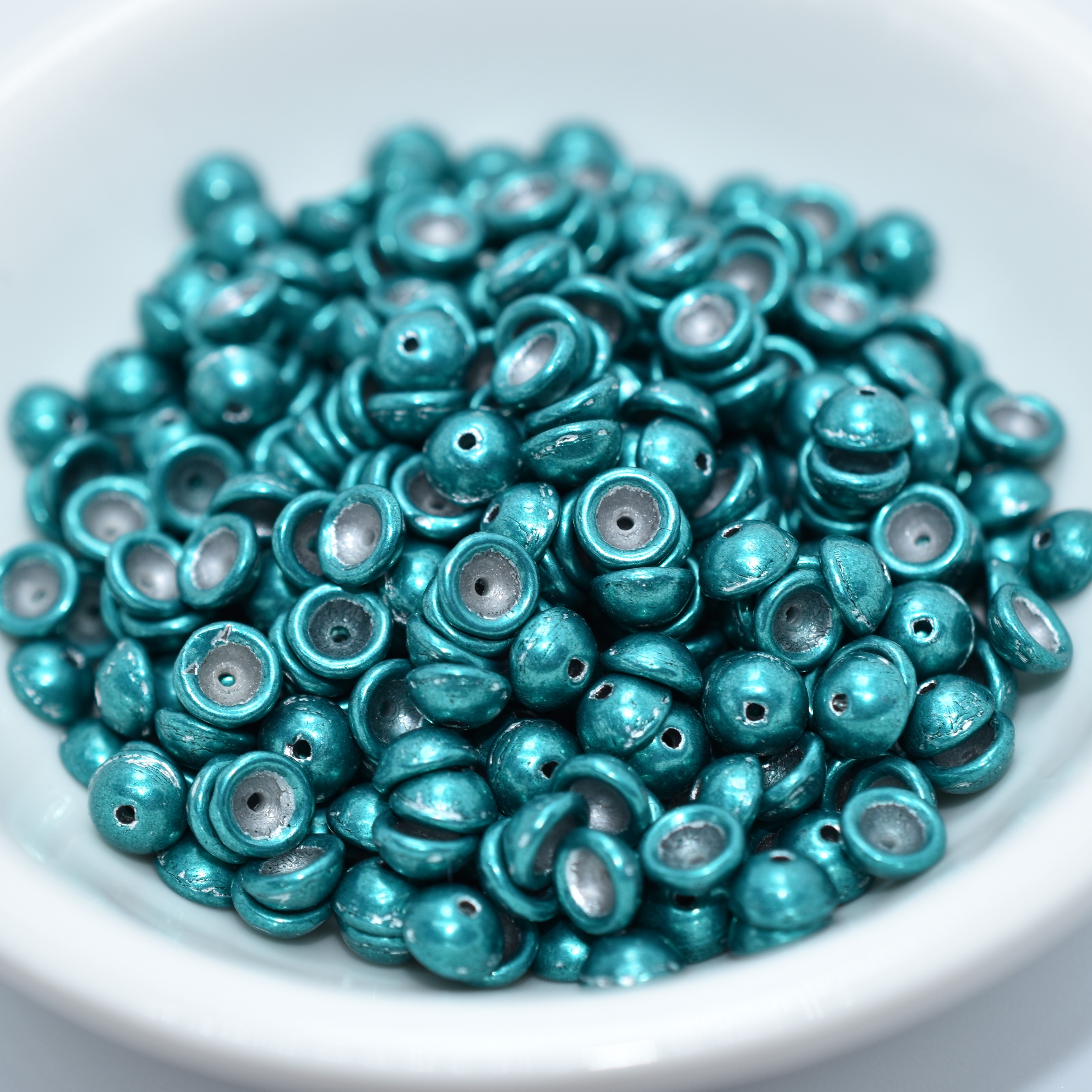 4x2mm Teacup 10 grams Beads - Choose Color - Czech Glass Beads - Picture 55 of 72