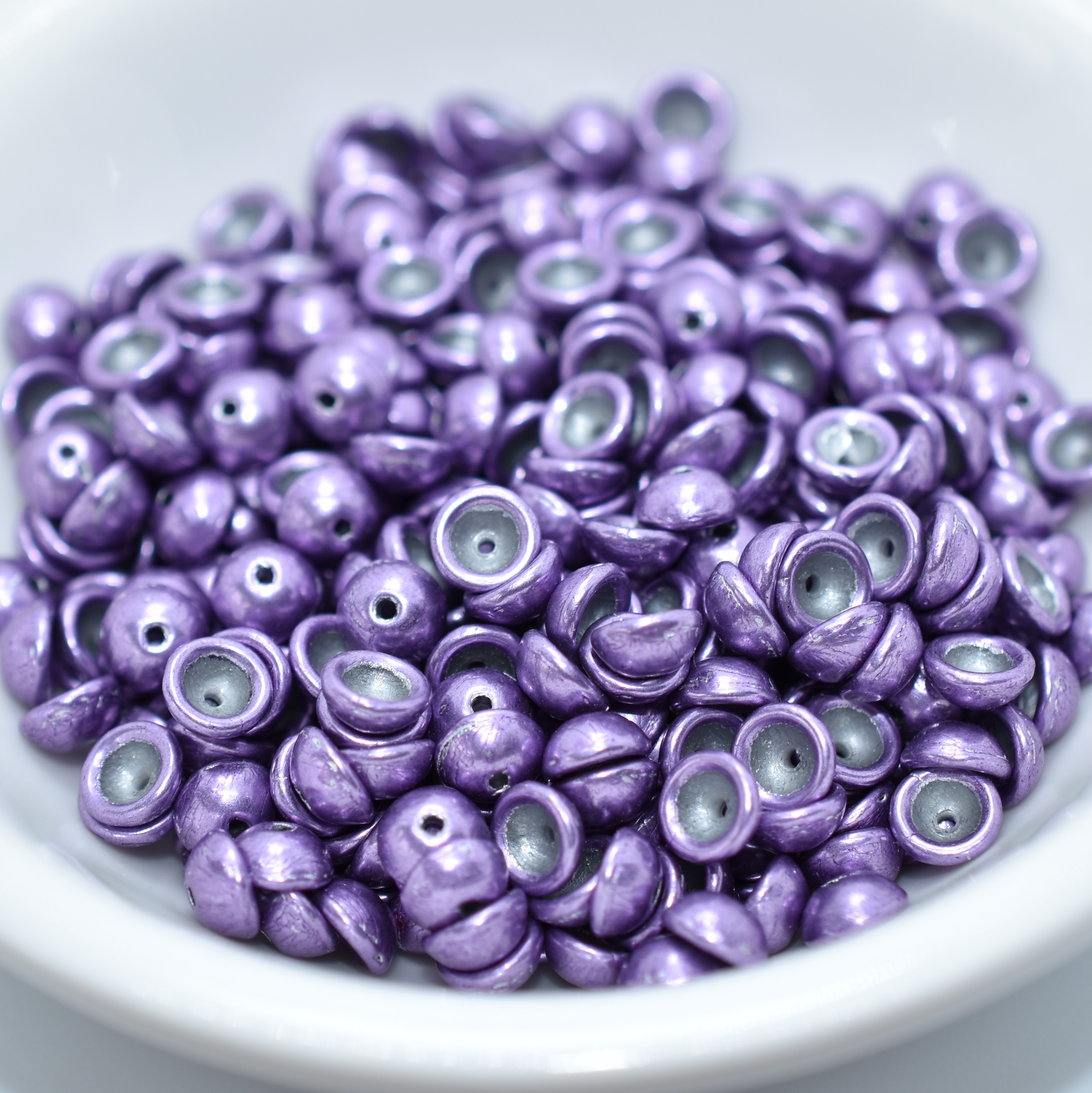 4x2mm Teacup 10 grams Beads - Choose Color - Czech Glass Beads - Picture 57 of 72
