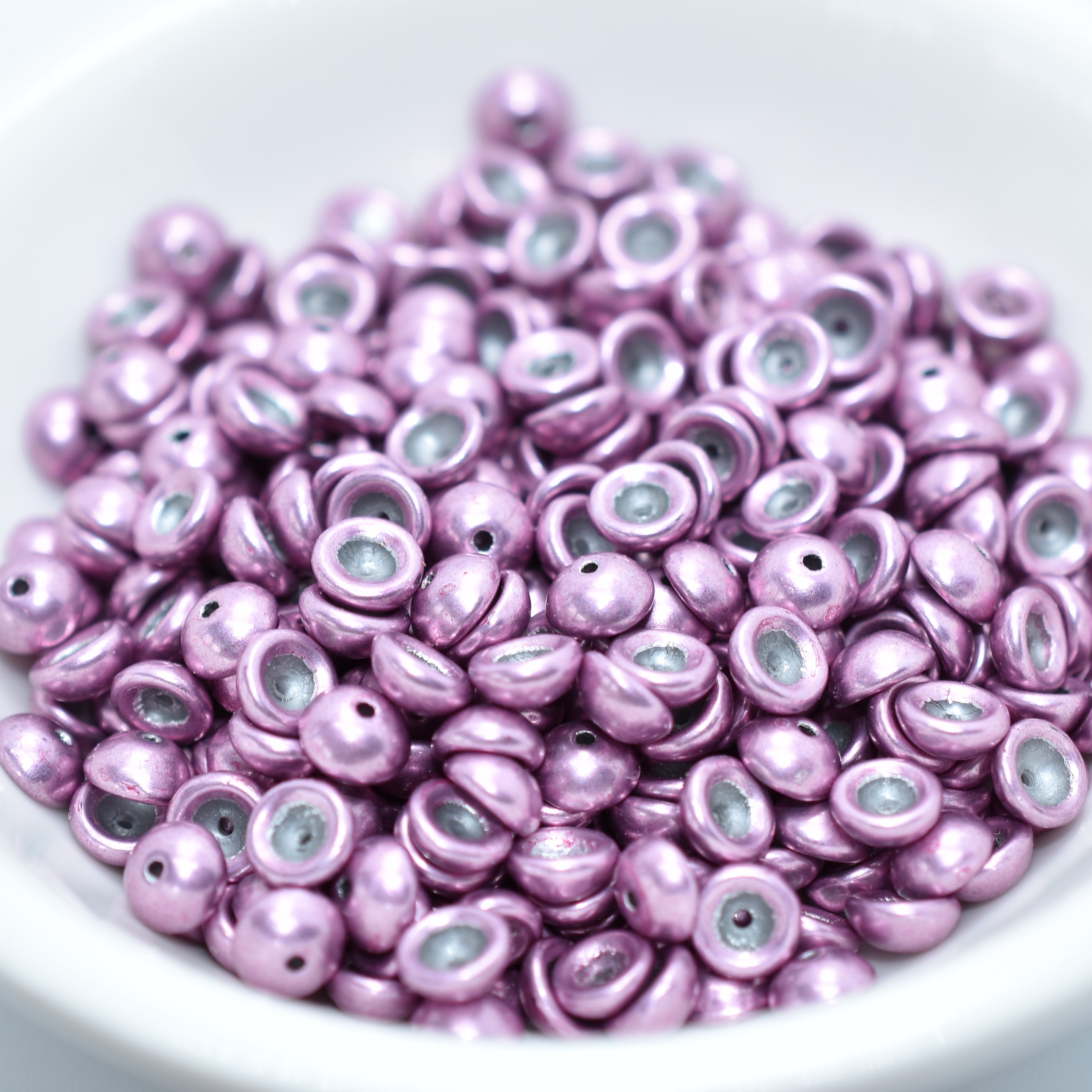 4x2mm Teacup 10 grams Beads - Choose Color - Czech Glass Beads - Picture 64 of 72