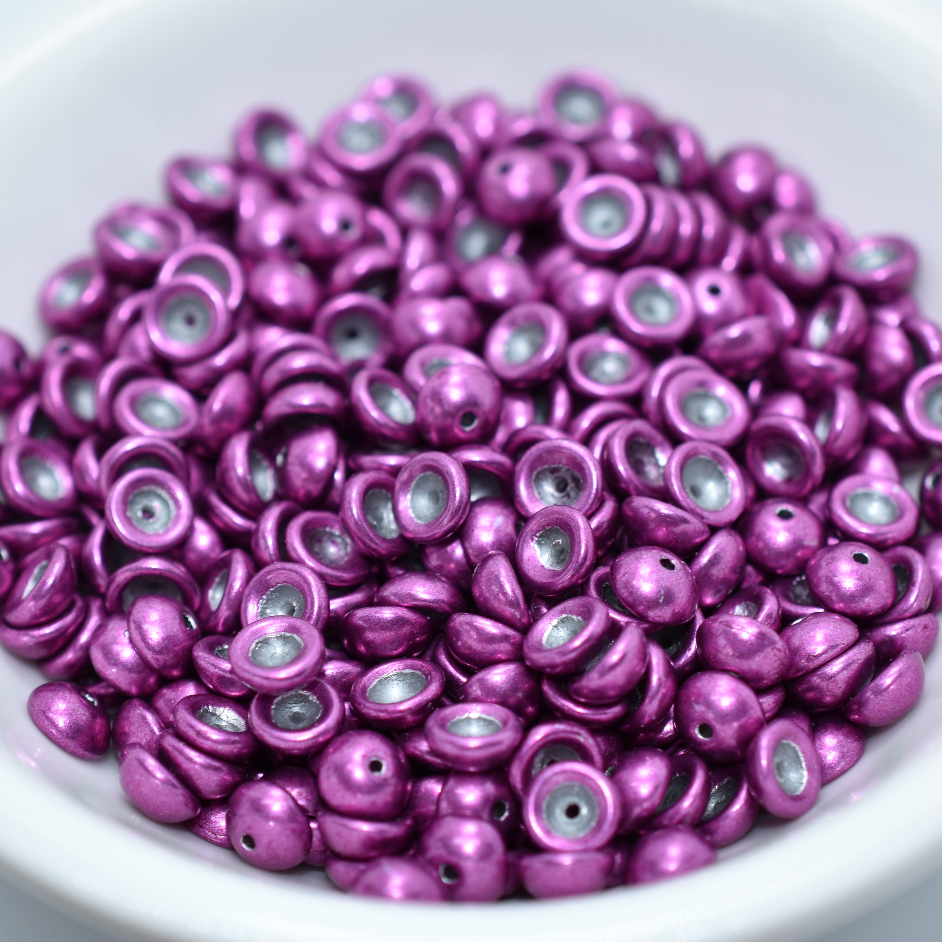 4x2mm Teacup 10 grams Beads - Choose Color - Czech Glass Beads - Picture 65 of 72