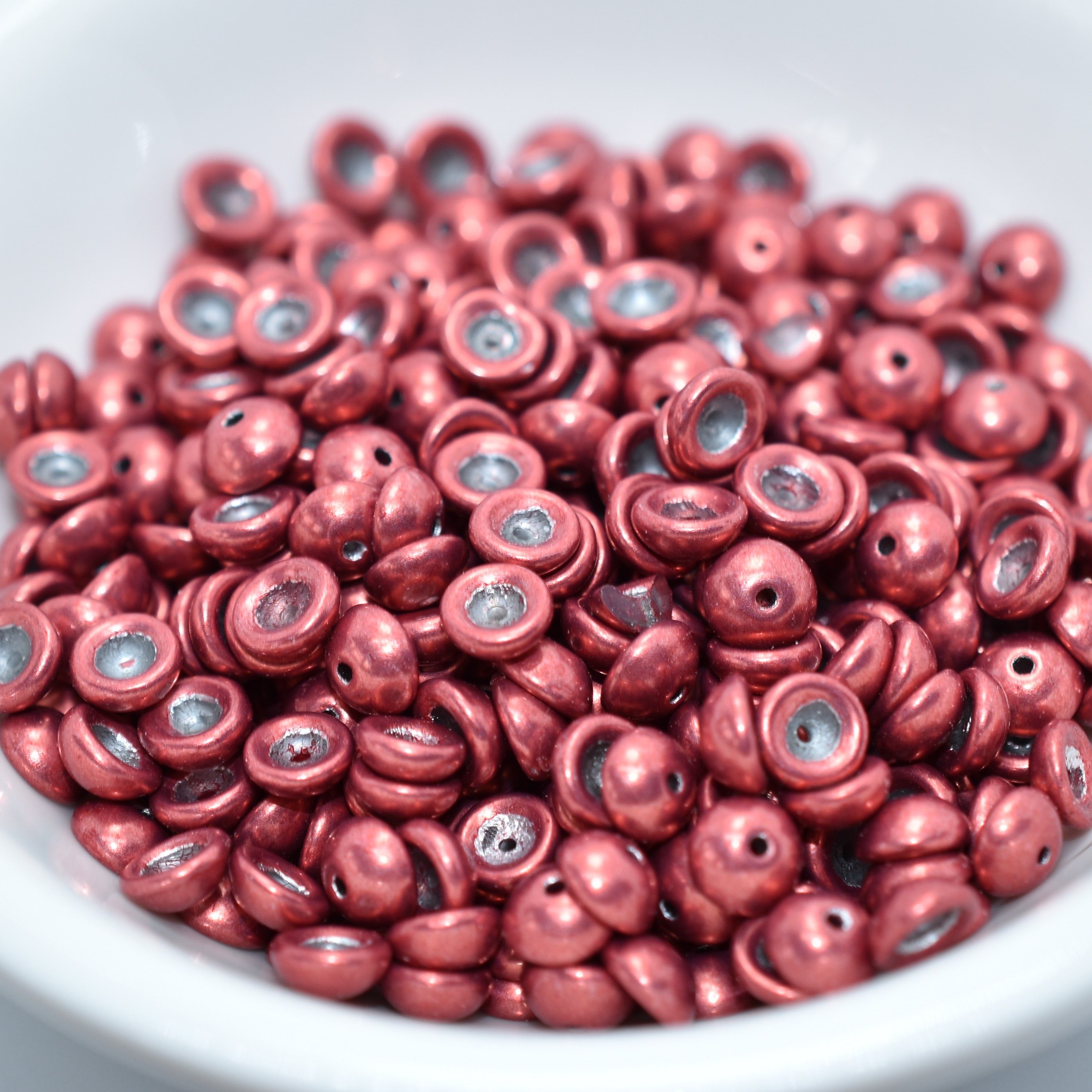 4x2mm Teacup 10 grams Beads - Choose Color - Czech Glass Beads - Picture 68 of 72
