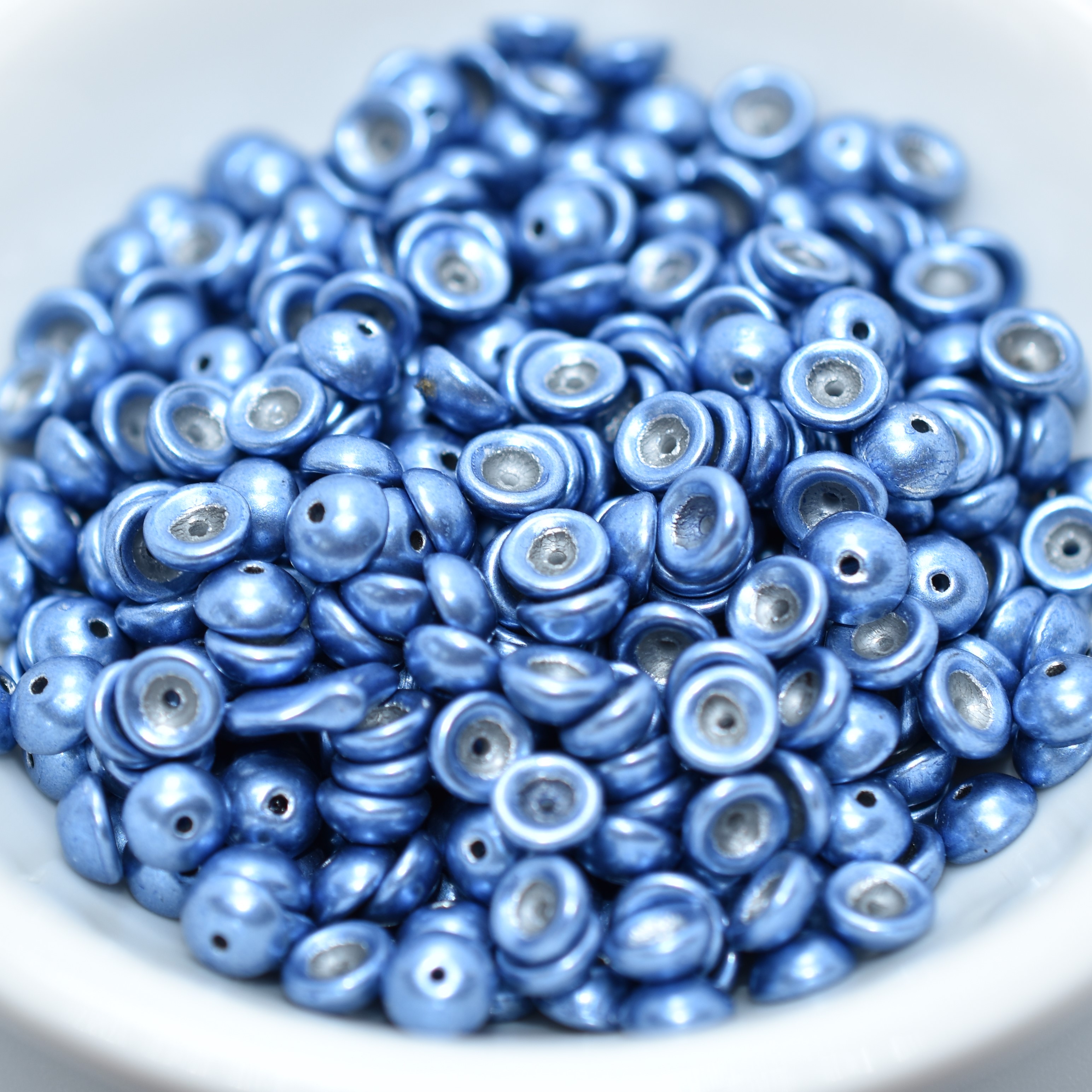 4x2mm Teacup 10 grams Beads - Choose Color - Czech Glass Beads - Picture 69 of 72