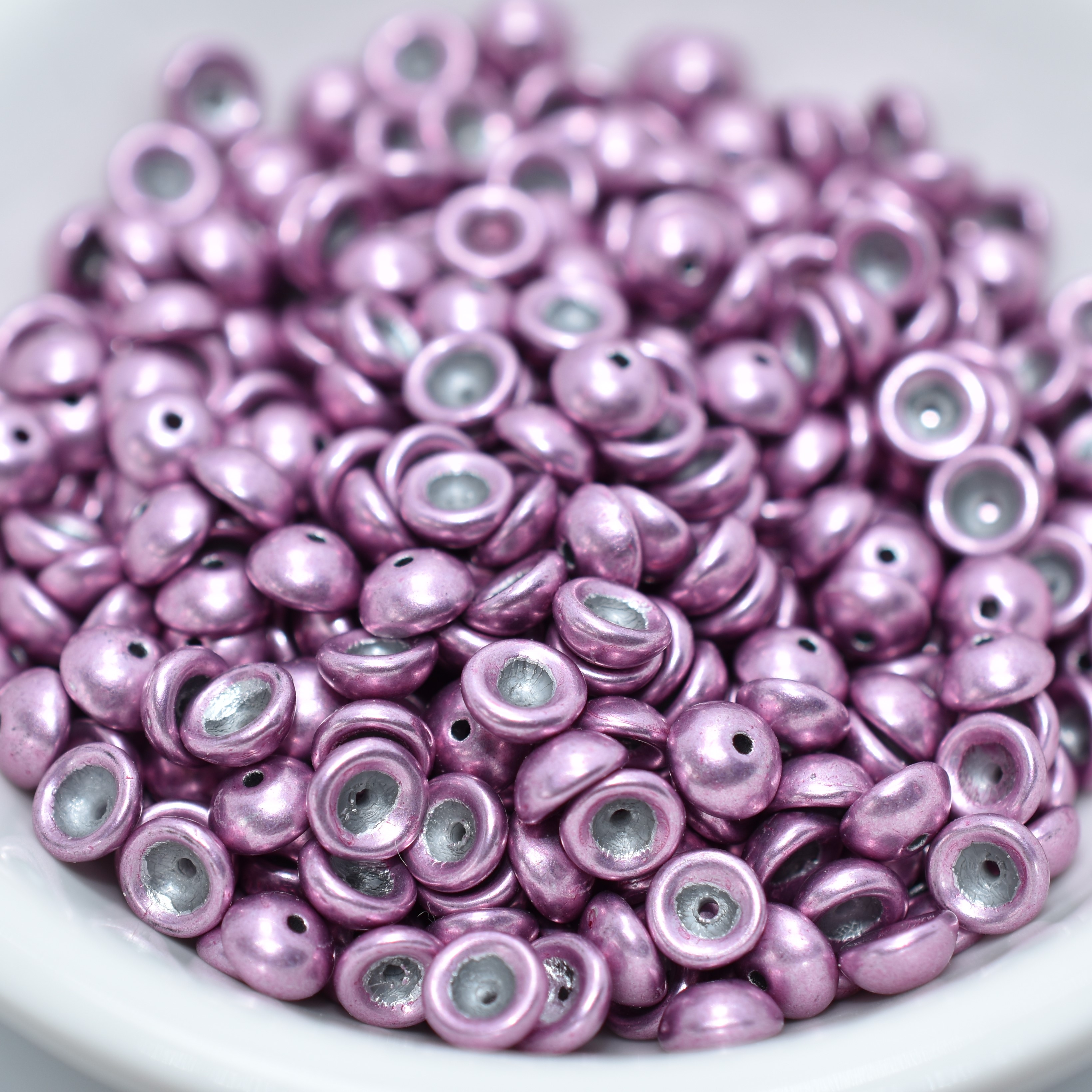 4x2mm Teacup 10 grams Beads - Choose Color - Czech Glass Beads - Picture 71 of 72