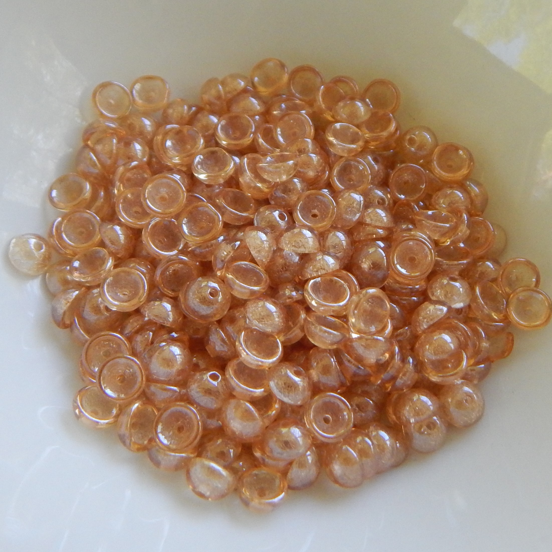 4x2mm Teacup 10 grams Beads - Choose Color - Czech Glass Beads - Picture 7 of 72