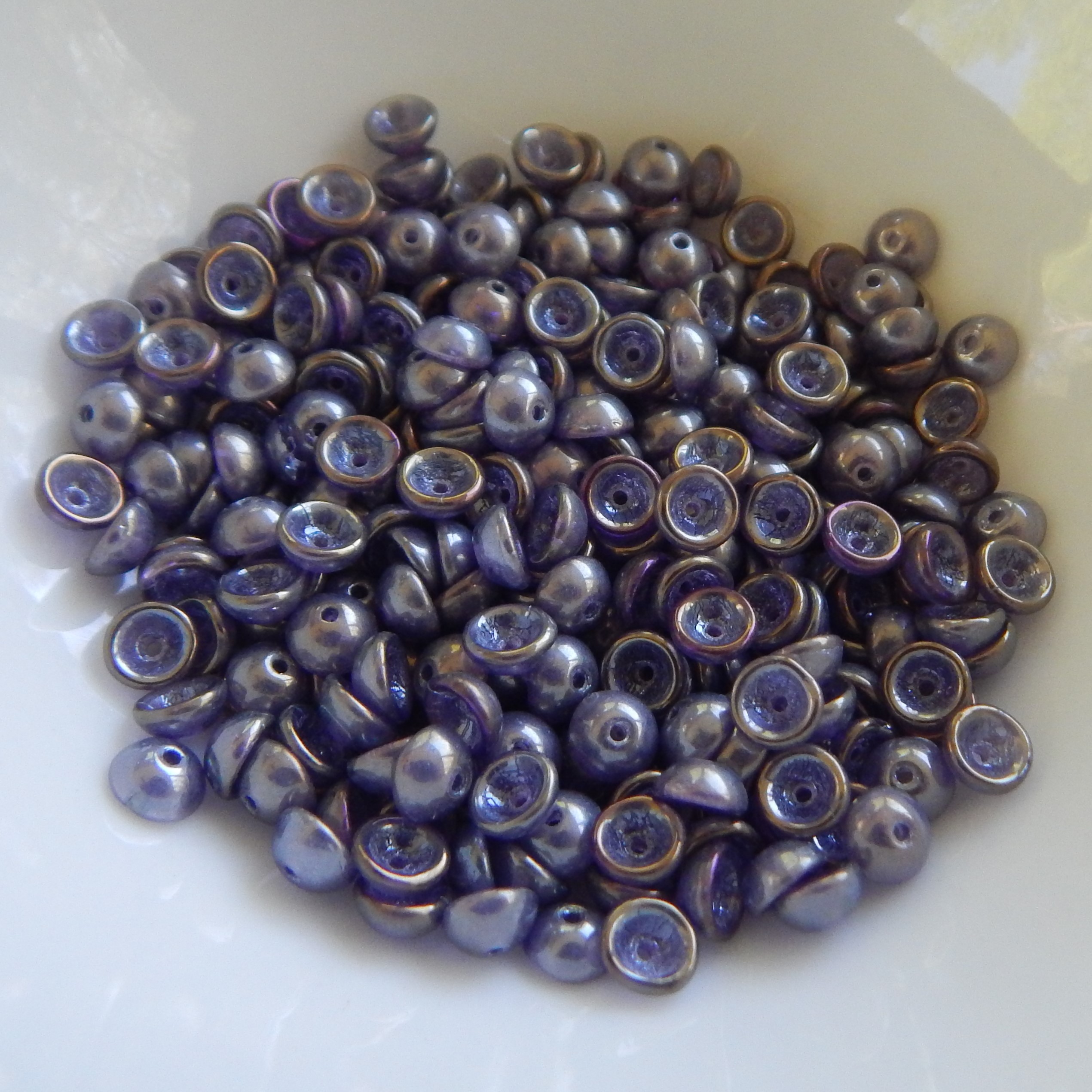 4x2mm Teacup 10 grams Beads - Choose Color - Czech Glass Beads - Picture 17 of 72