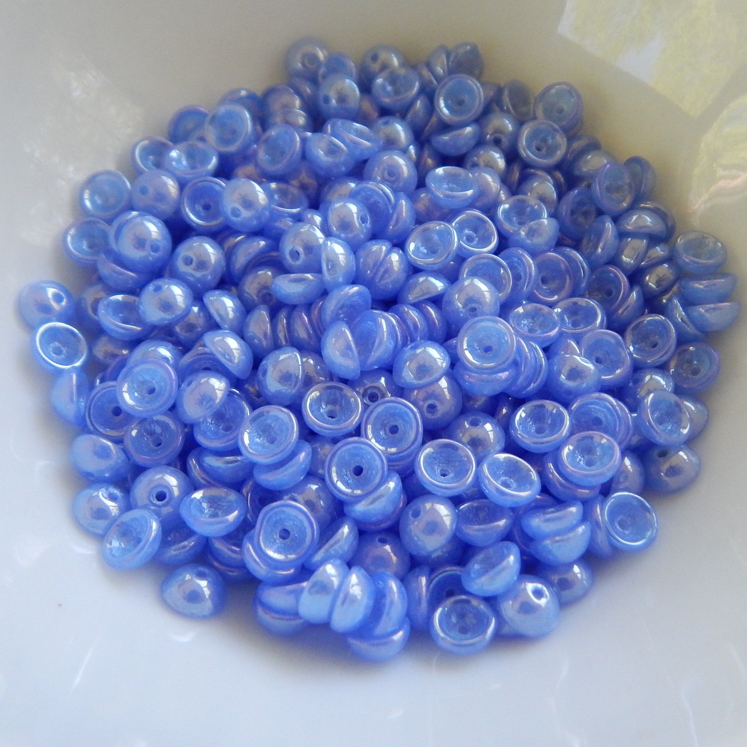 4x2mm Teacup 10 grams Beads - Choose Color - Czech Glass Beads - Picture 18 of 72