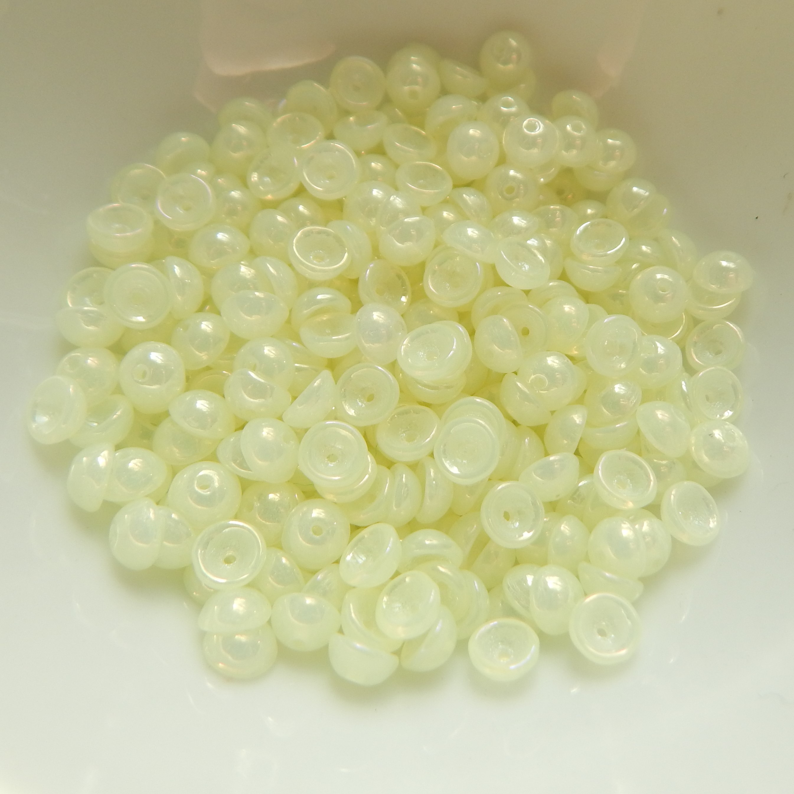 4x2mm Teacup 10 grams Beads - Choose Color - Czech Glass Beads - Picture 19 of 72