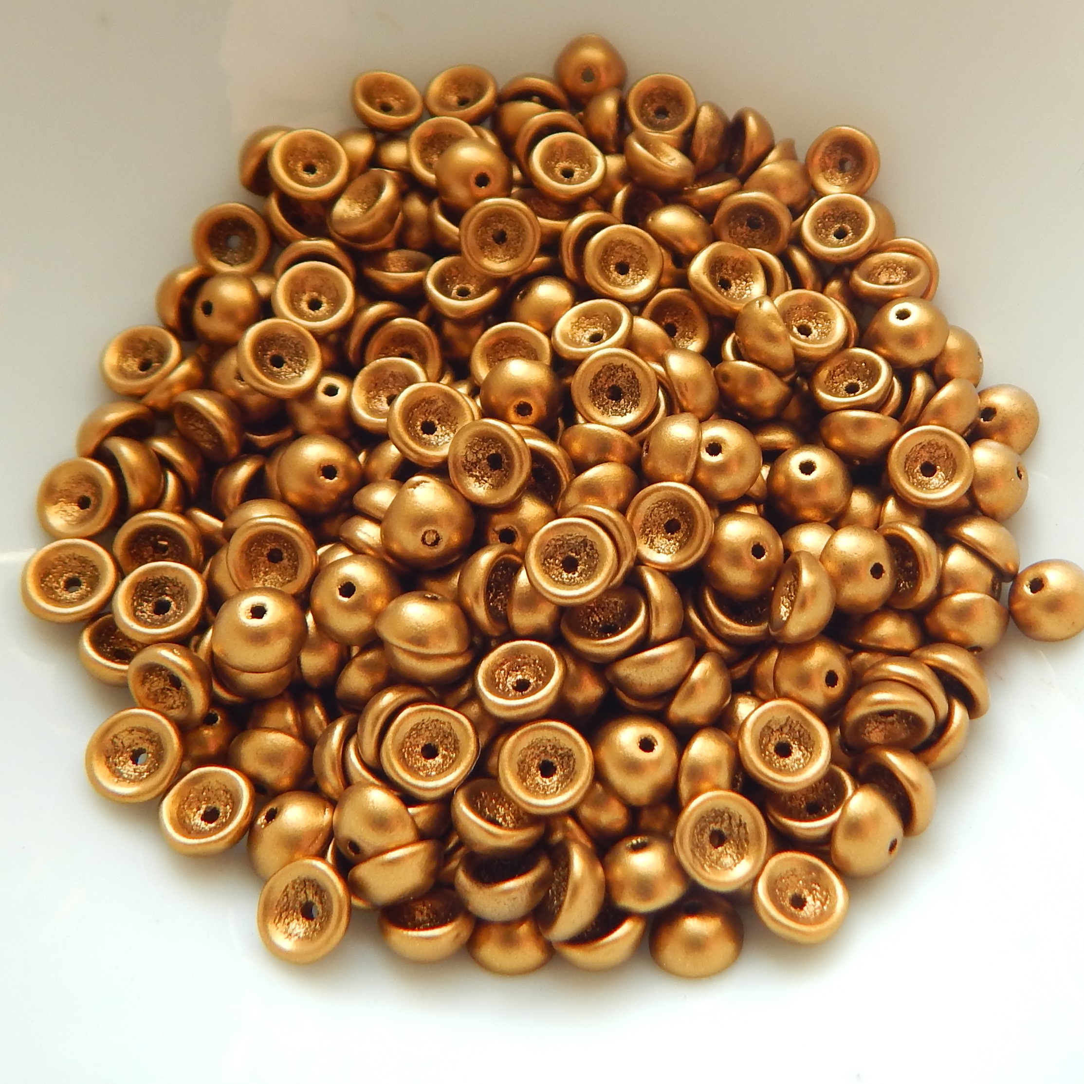 4x2mm Teacup 10 grams Beads - Choose Color - Czech Glass Beads - Picture 22 of 72