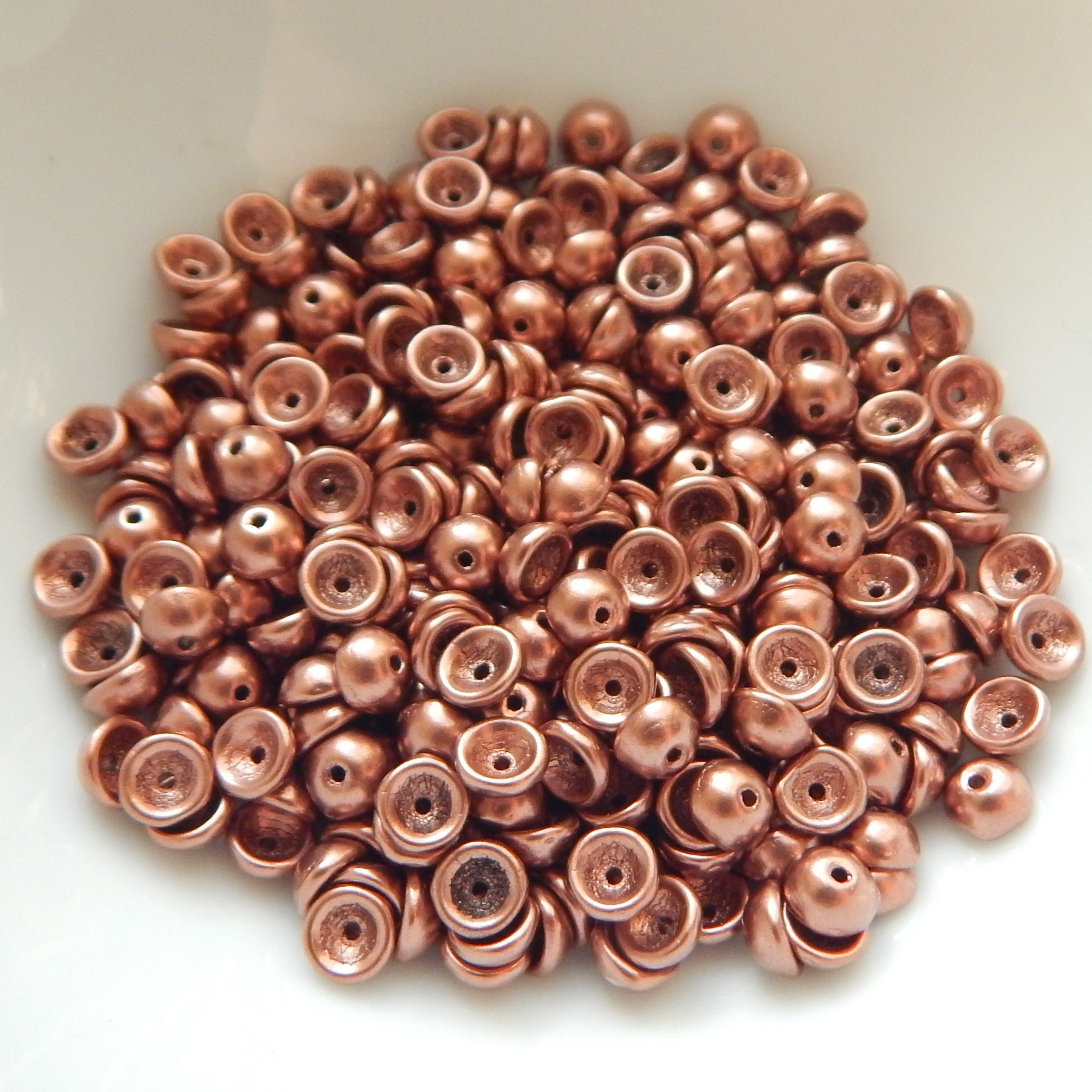4x2mm Teacup 10 grams Beads - Choose Color - Czech Glass Beads - Picture 23 of 72