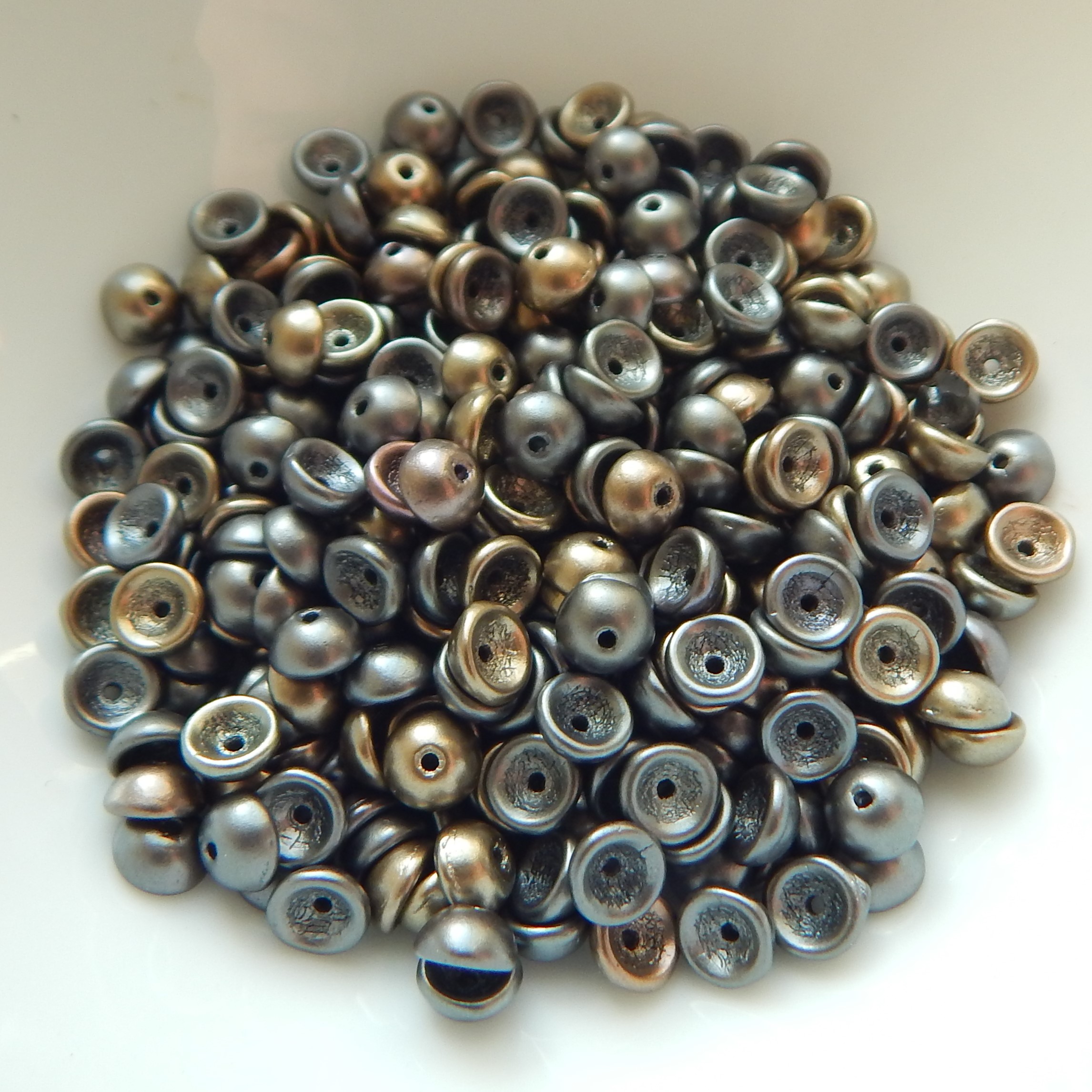4x2mm Teacup 10 grams Beads - Choose Color - Czech Glass Beads - Picture 24 of 72