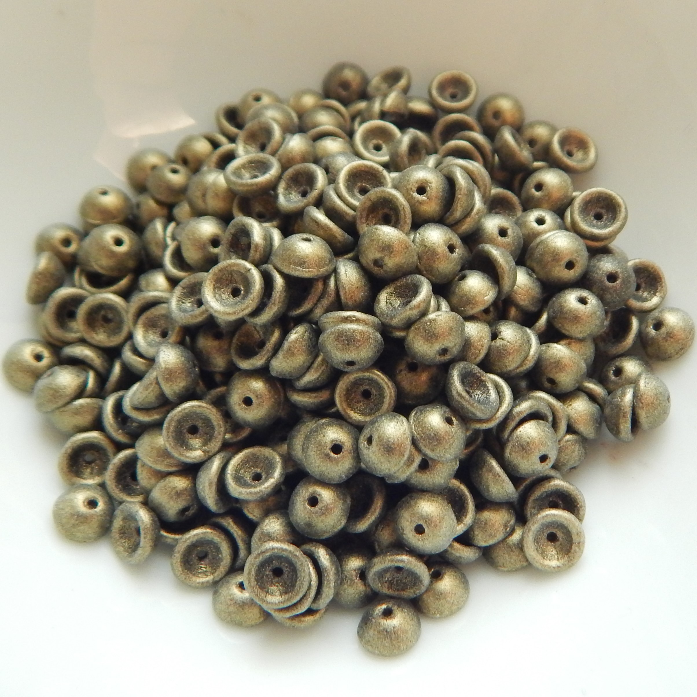 4x2mm Teacup 10 grams Beads - Choose Color - Czech Glass Beads - Picture 25 of 72