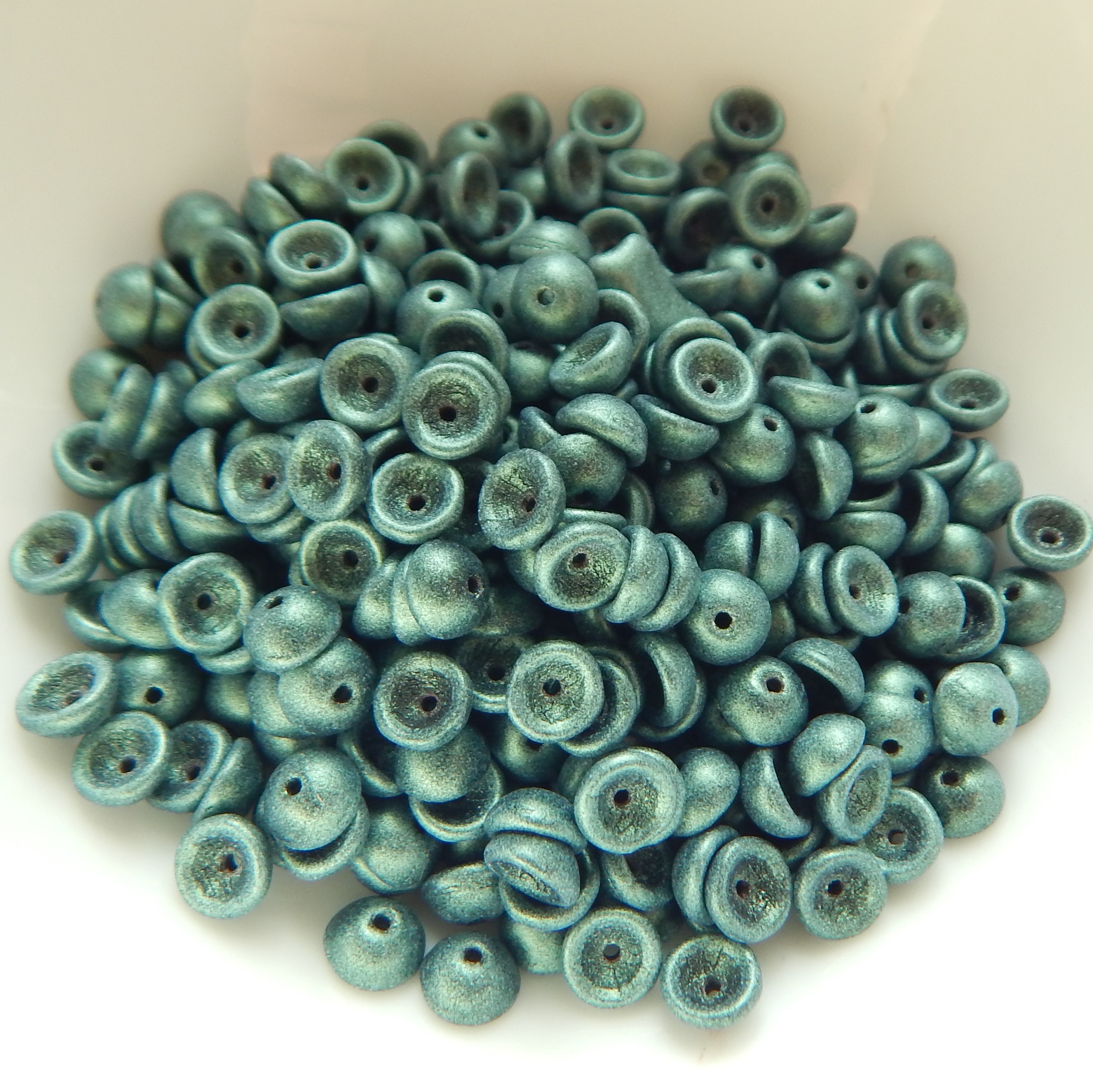 4x2mm Teacup 10 grams Beads - Choose Color - Czech Glass Beads - Picture 26 of 72