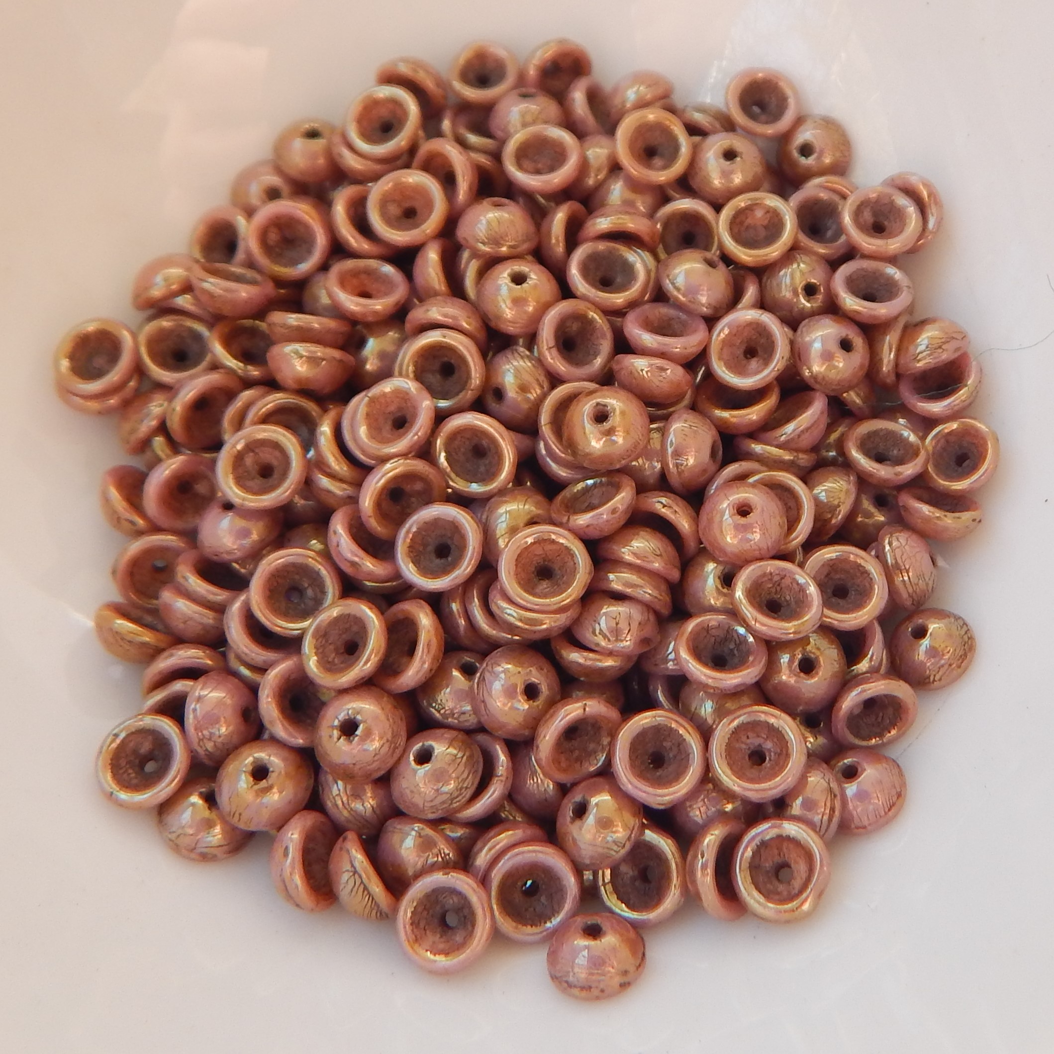 4x2mm Teacup 10 grams Beads - Choose Color - Czech Glass Beads - Picture 32 of 72