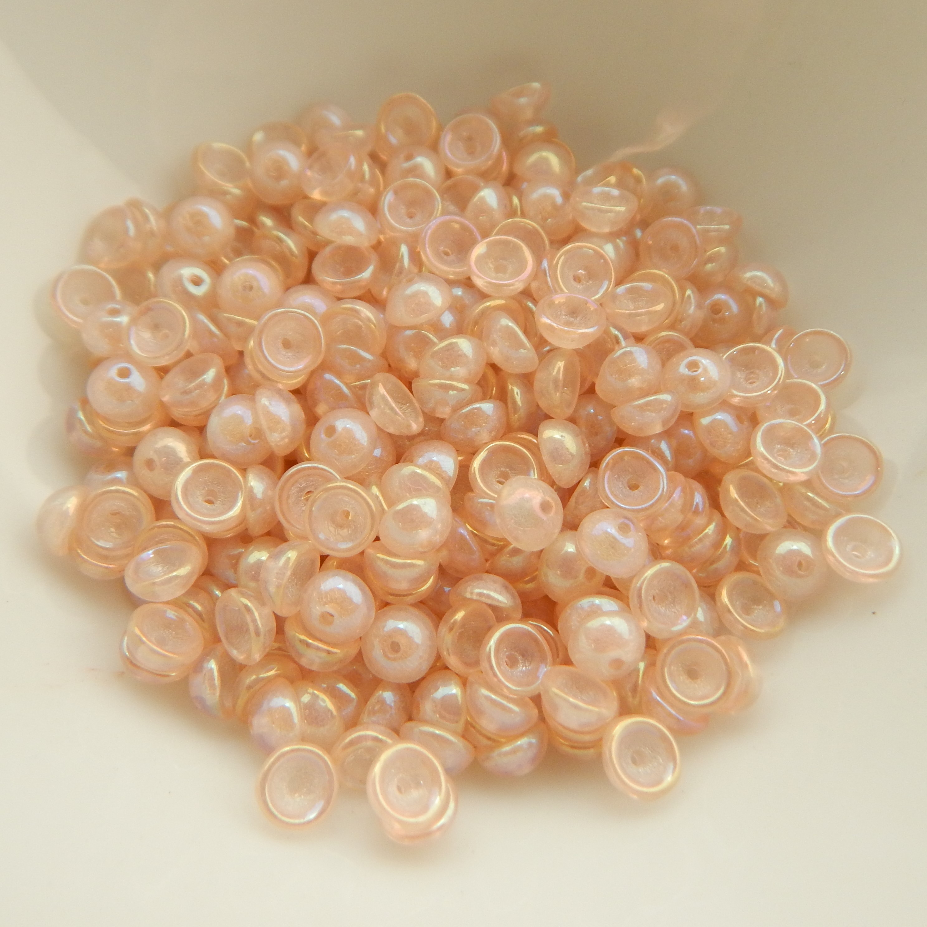 4x2mm Teacup 10 grams Beads - Choose Color - Czech Glass Beads - Picture 33 of 72