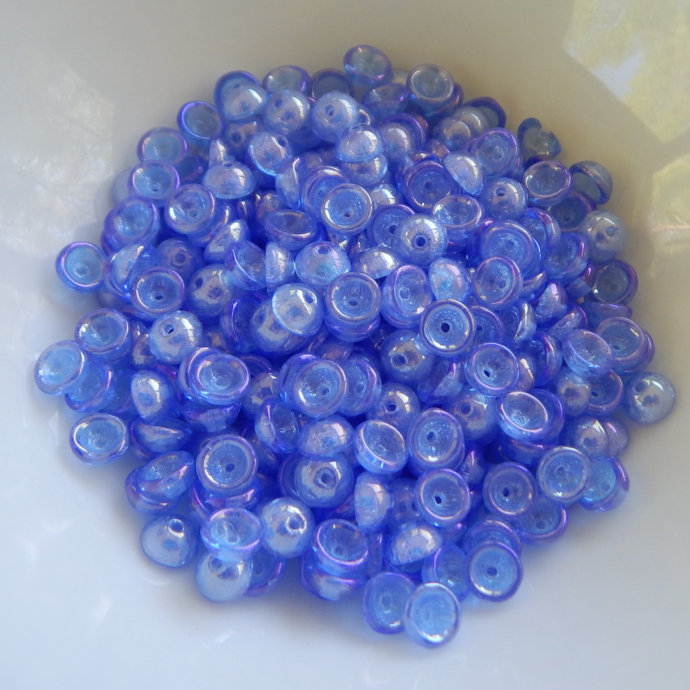 4x2mm Teacup 10 grams Beads - Choose Color - Czech Glass Beads - Picture 39 of 72