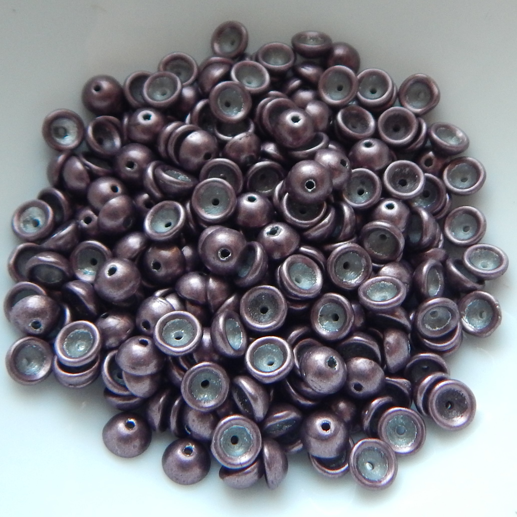 4x2mm Teacup 10 grams Beads - Choose Color - Czech Glass Beads - Picture 44 of 72