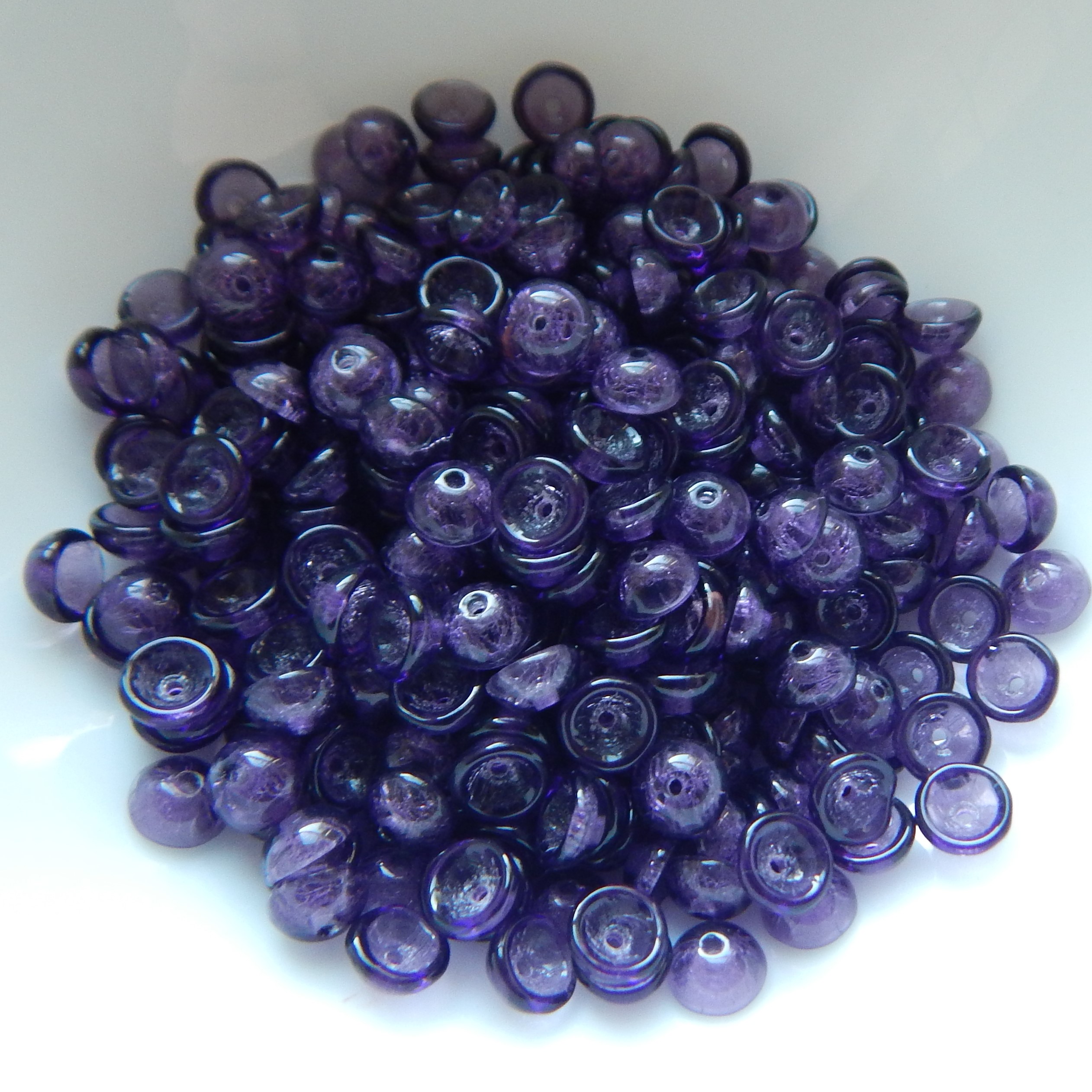 4x2mm Teacup 10 grams Beads - Choose Color - Czech Glass Beads - Picture 46 of 72