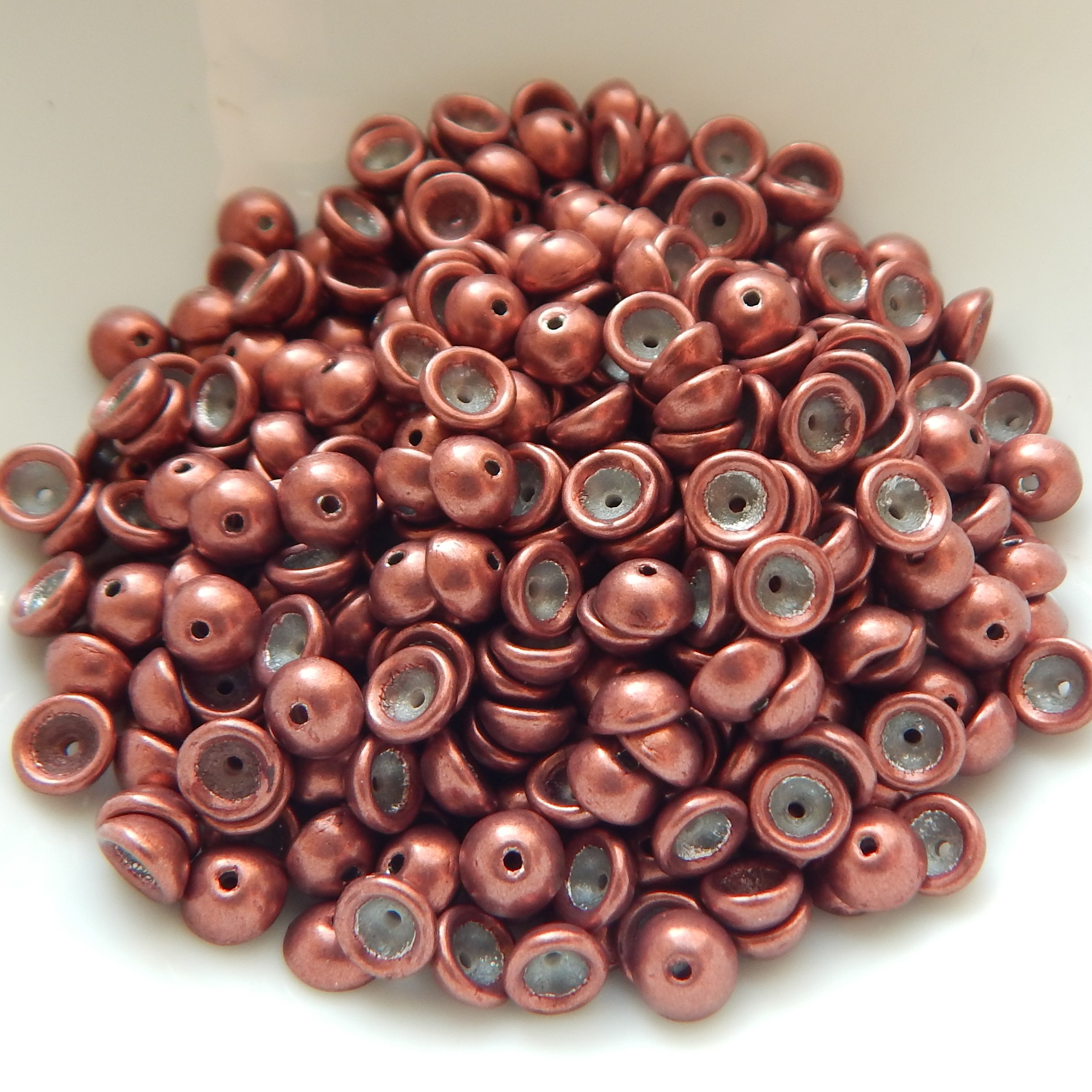 4x2mm Teacup 10 grams Beads - Choose Color - Czech Glass Beads - Picture 49 of 72