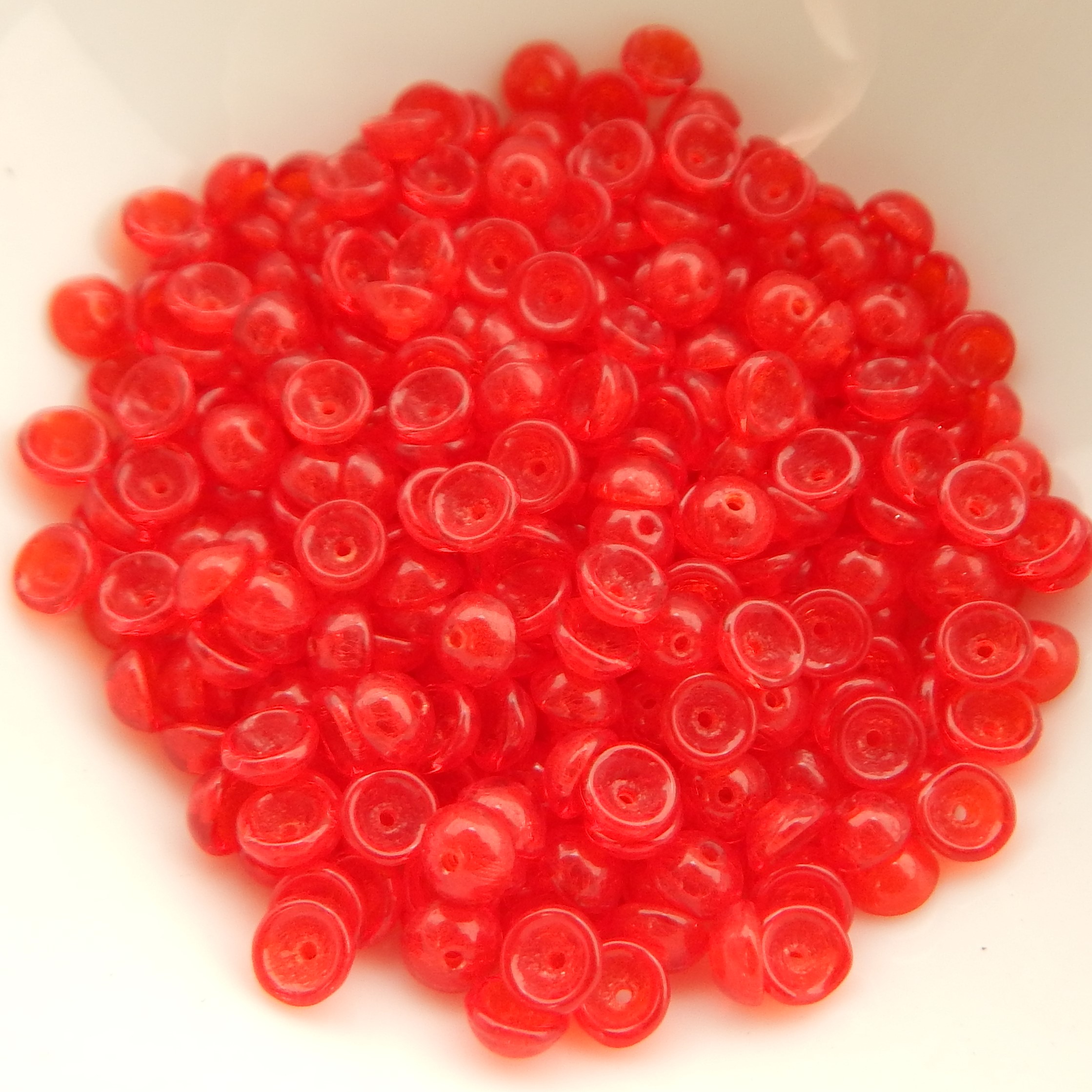 4x2mm Teacup 10 grams Beads - Choose Color - Czech Glass Beads - Picture 50 of 72
