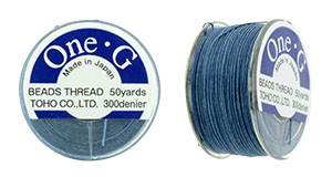 Choose Color - TOHO One-G Nylon Beading Thread 50 Yard Spool - (1 Spool) - Picture 9 of 21