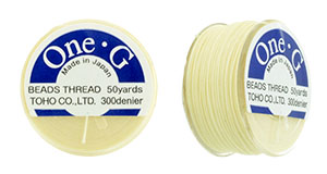 Choose Color - TOHO One-G Nylon Beading Thread 50 Yard Spool - (1 Spool) - Picture 21 of 21