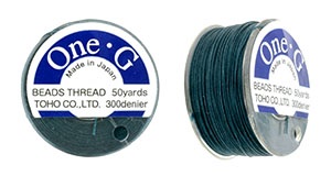 Choose Color - TOHO One-G Nylon Beading Thread 50 Yard Spool - (1 Spool) - Picture 15 of 21