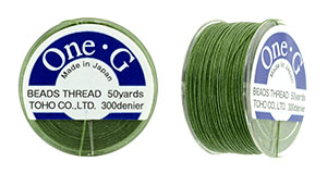 Choose Color - TOHO One-G Nylon Beading Thread 50 Yard Spool - (1 Spool) - Picture 17 of 21