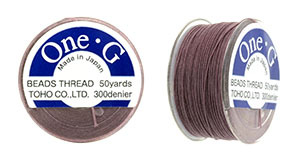 Choose Color - TOHO One-G Nylon Beading Thread 50 Yard Spool - (1 Spool) - Picture 11 of 21