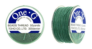 Choose Color - TOHO One-G Nylon Beading Thread 50 Yard Spool - (1 Spool) - Picture 20 of 21