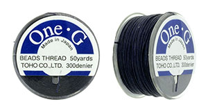 Choose Color - TOHO One-G Nylon Beading Thread 50 Yard Spool - (1 Spool) - Picture 13 of 21