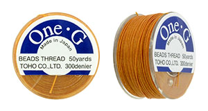 Choose Color - TOHO One-G Nylon Beading Thread 50 Yard Spool - (1 Spool) - Picture 19 of 21