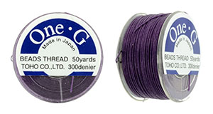 Choose Color - TOHO One-G Nylon Beading Thread 50 Yard Spool - (1 Spool) - Picture 10 of 21