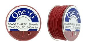 Choose Color - TOHO One-G Nylon Beading Thread 50 Yard Spool - (1 Spool) - Picture 12 of 21