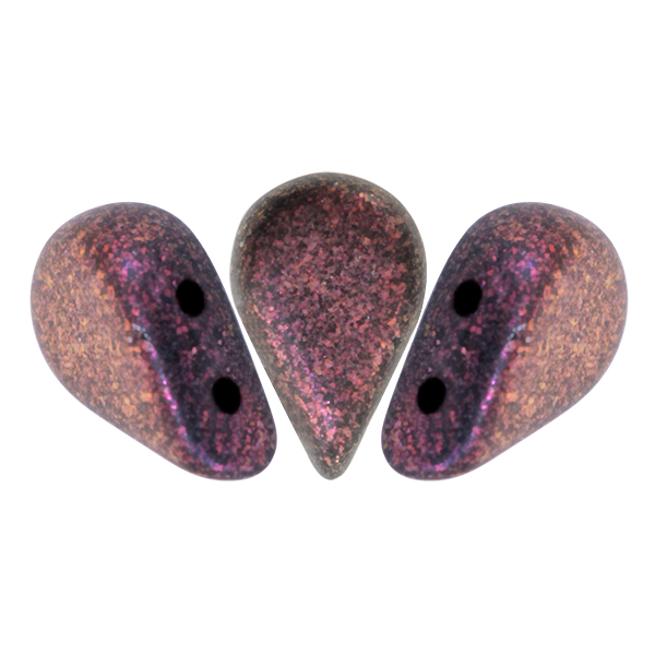 5x8mm Amos® par Puca® Two Hole Drop Shape (30 Beads) Czech Glass - Choose Color - Picture 53 of 75