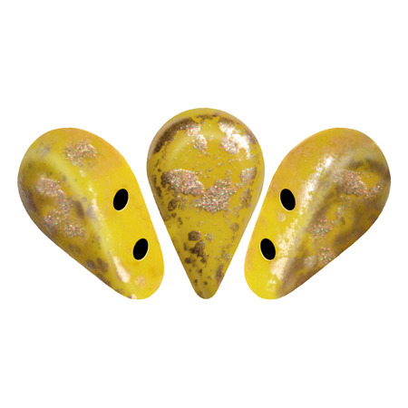 5x8mm Amos® par Puca® Two Hole Drop Shape (30 Beads) Czech Glass - Choose Color - Picture 75 of 75