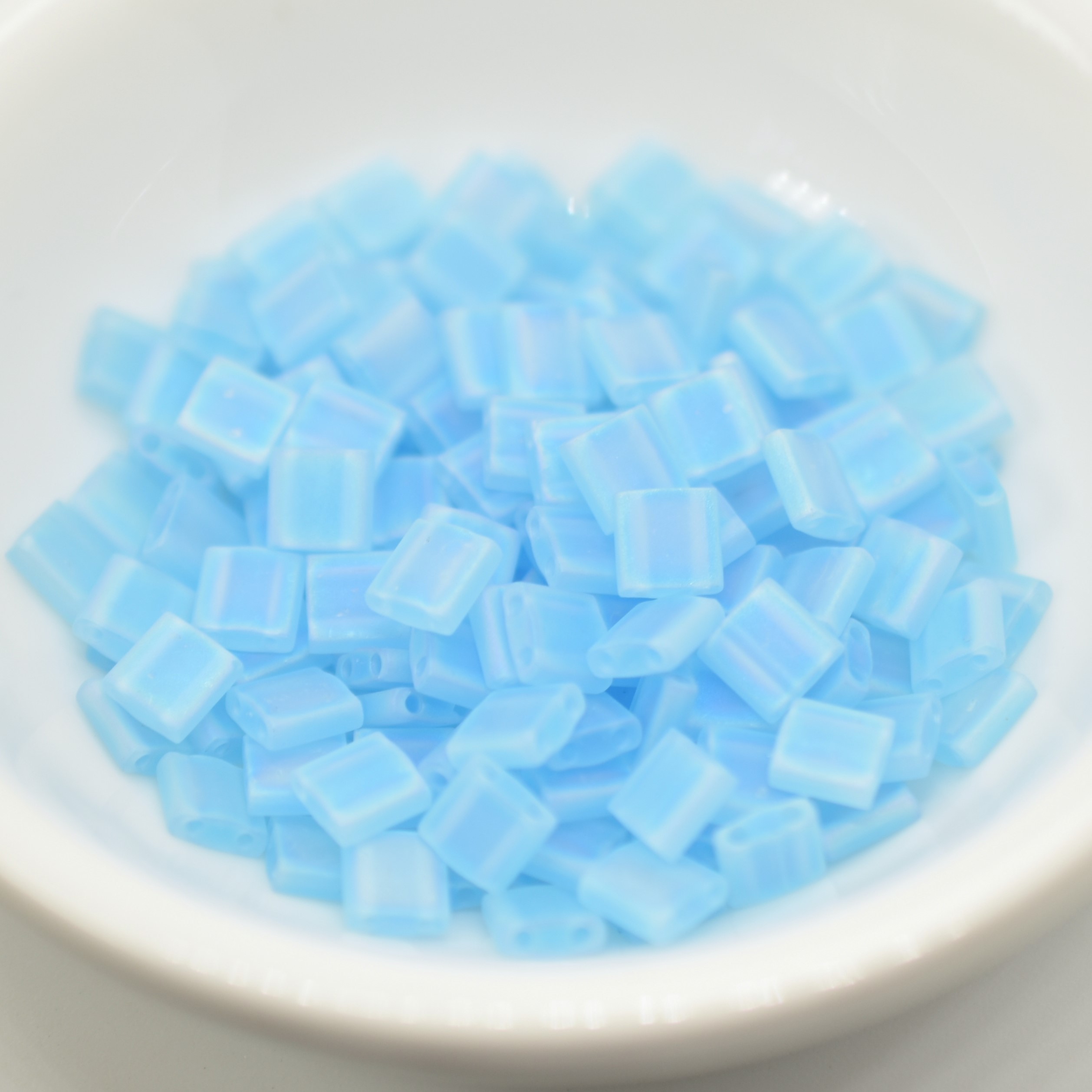 Tila 5 grams 5mm Miyuki Bead - Matte Transparent AB, Blues, Greens, Choose Color - Picture 5 of 13